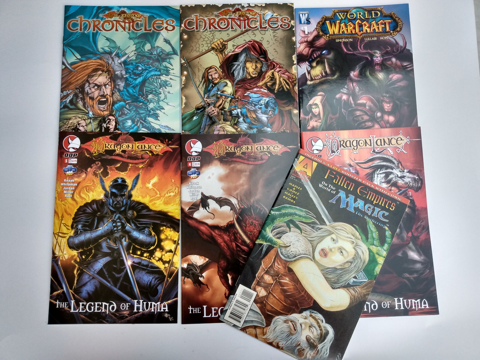 Game Fantasy Adventure Comic Book Lot Dragonlance World of Warcraft Magic MTG