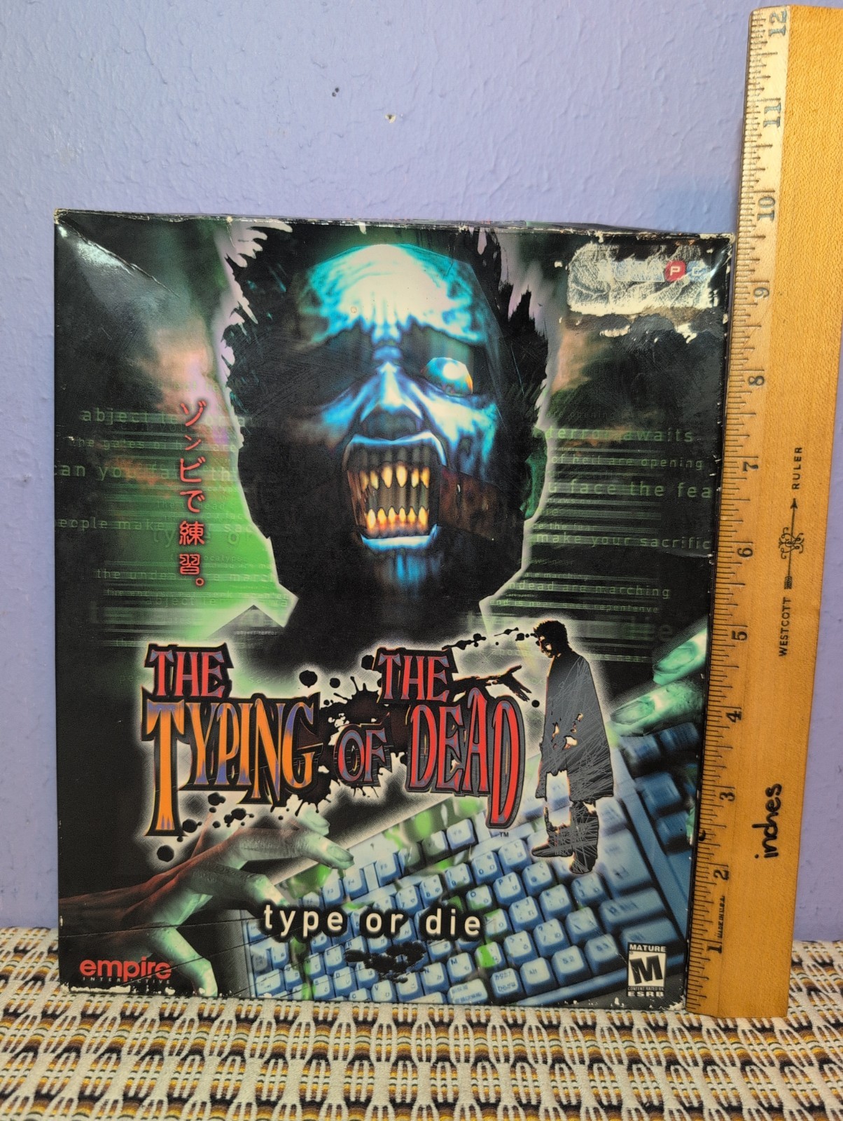 Sega PC The Typing Of The Dead Big Box Windows 95/98/Me CD-ROM. Pls Read Des.