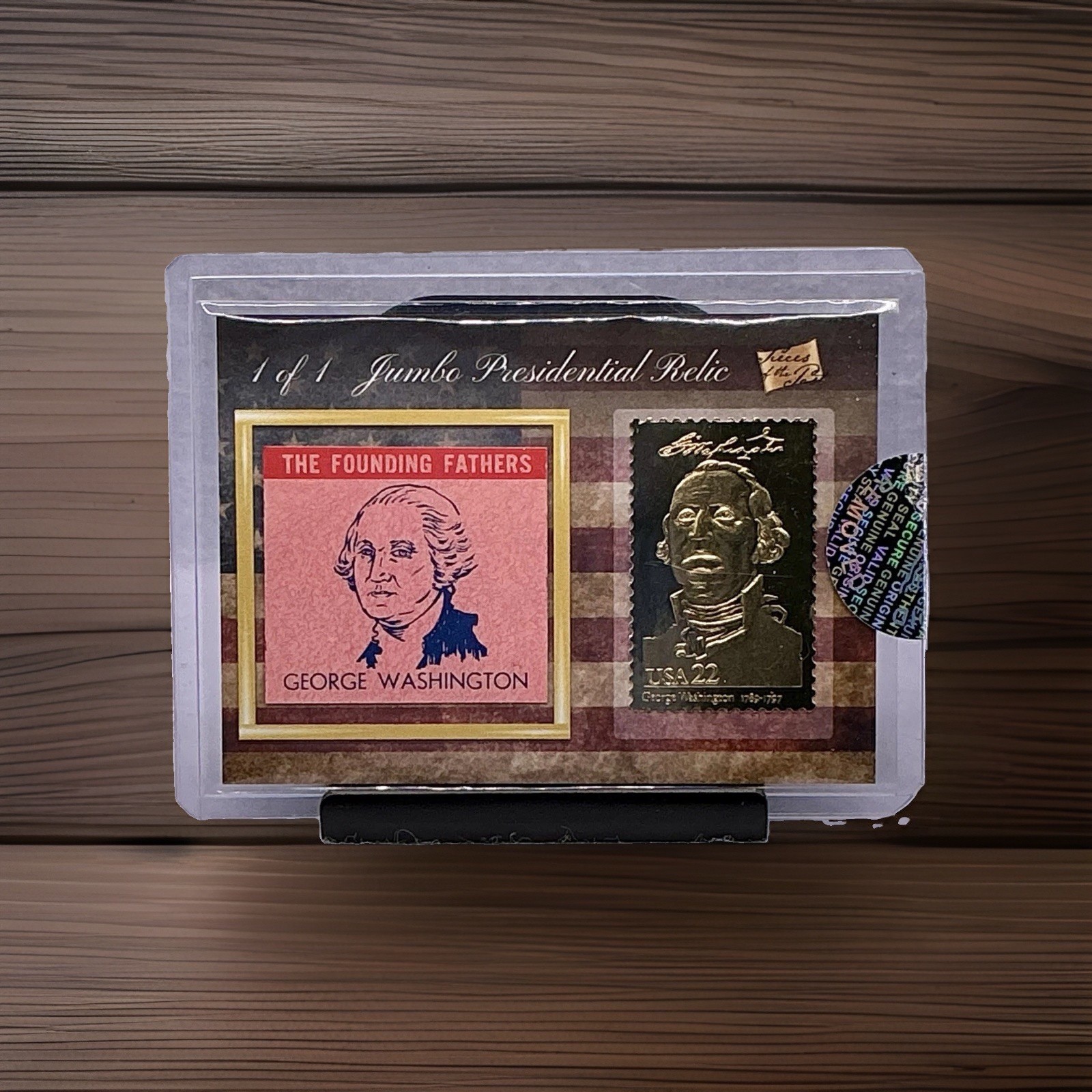 2020 Pieces Of The Past Series 1 George Washington 1/1 Jumbo Presidential Relic