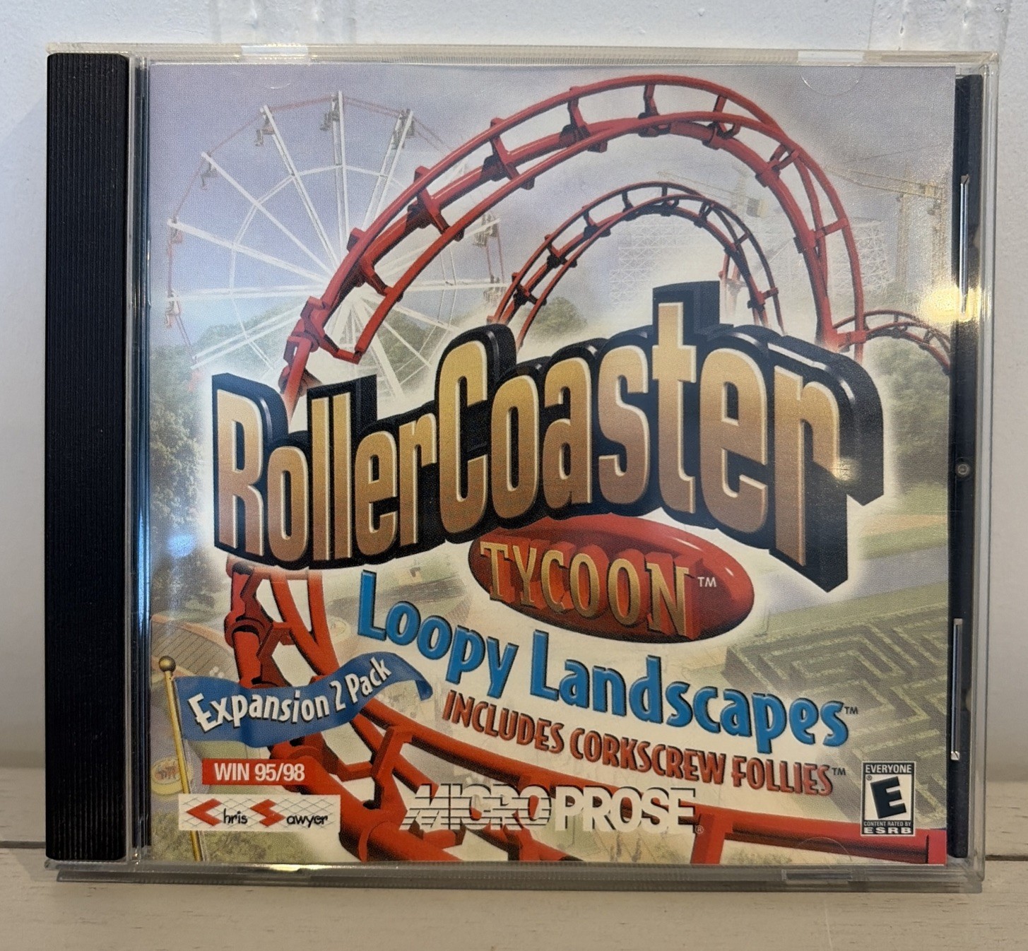 Roller Coaster Tycoon Loopy Landscapes &Corkscrew Follies Expansion Disc PC 2001