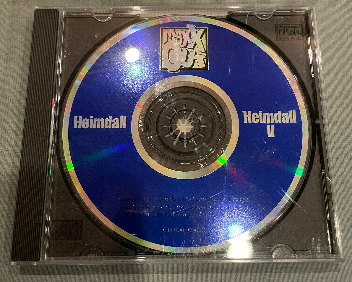 Maxx Out Heimdall 1 & 2 I/II - PC Computer CD Core Design Video Game (Disc Only)