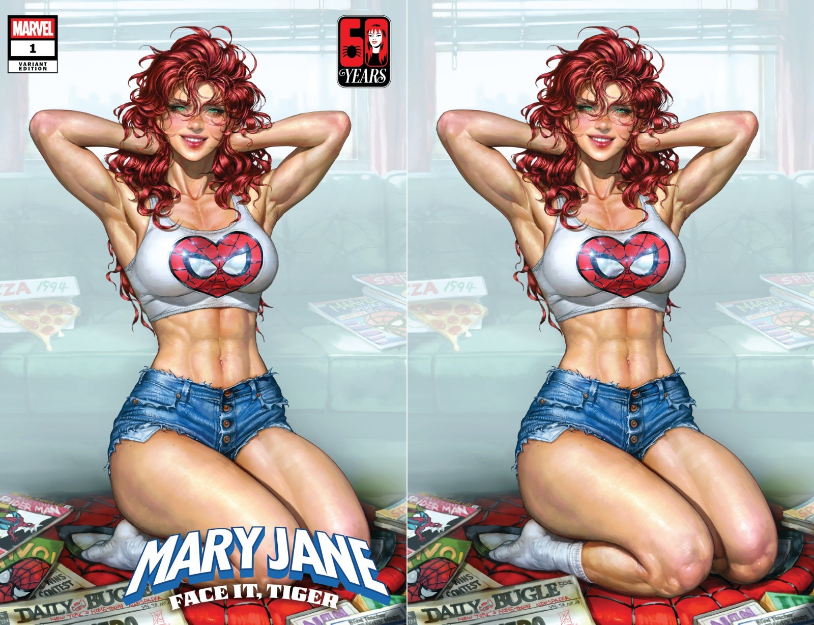 MARY JANE FACE IT TIGER 1 KYUYONG EOM TRADE + VIRGIN 2 PACK SET MARVEL 2026