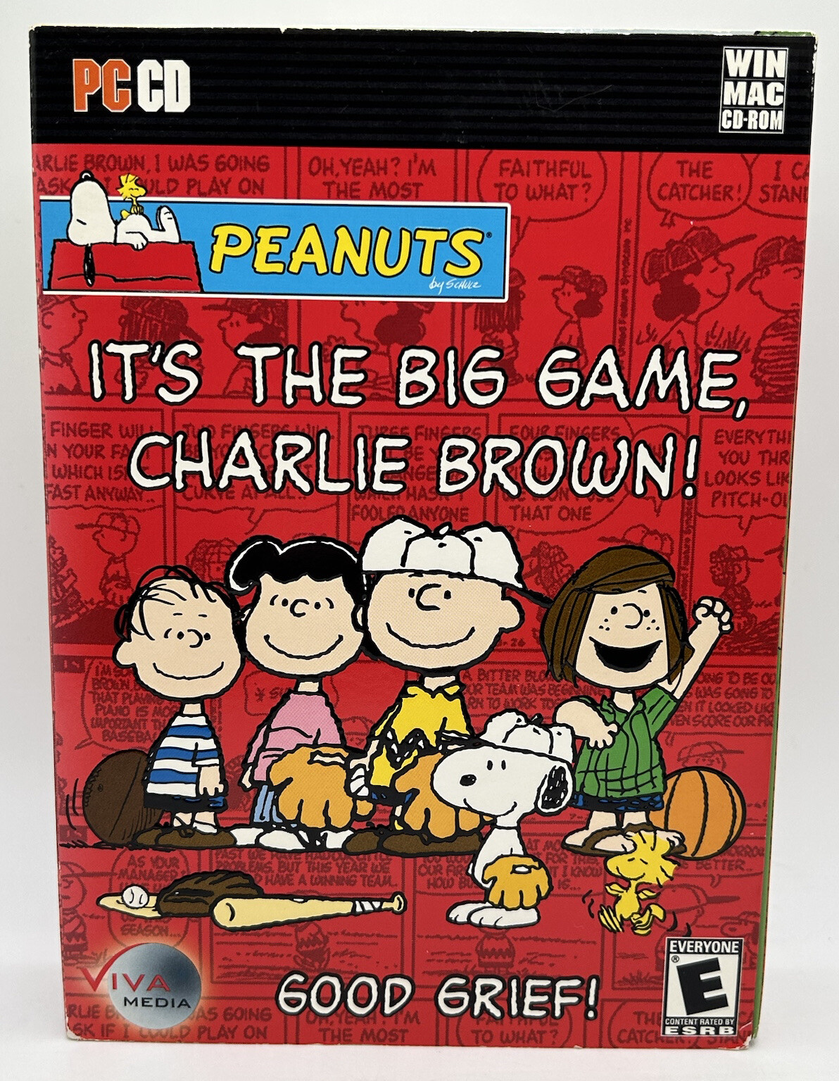 Peanuts: It's The Big Game Charlie Brown CD-ROM Game Snoopy Rare Brand New
