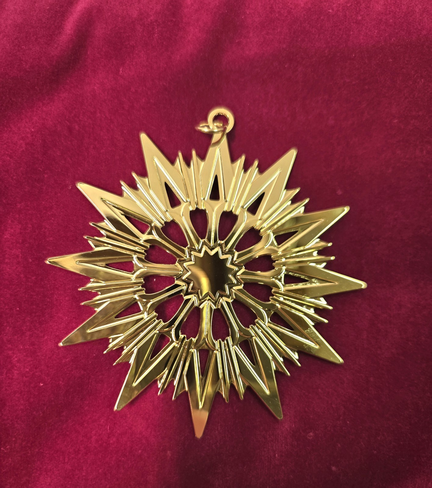 Metropolitan Musuem of Art 2002 Snowflake Tree Ornament in Boxed (K2)