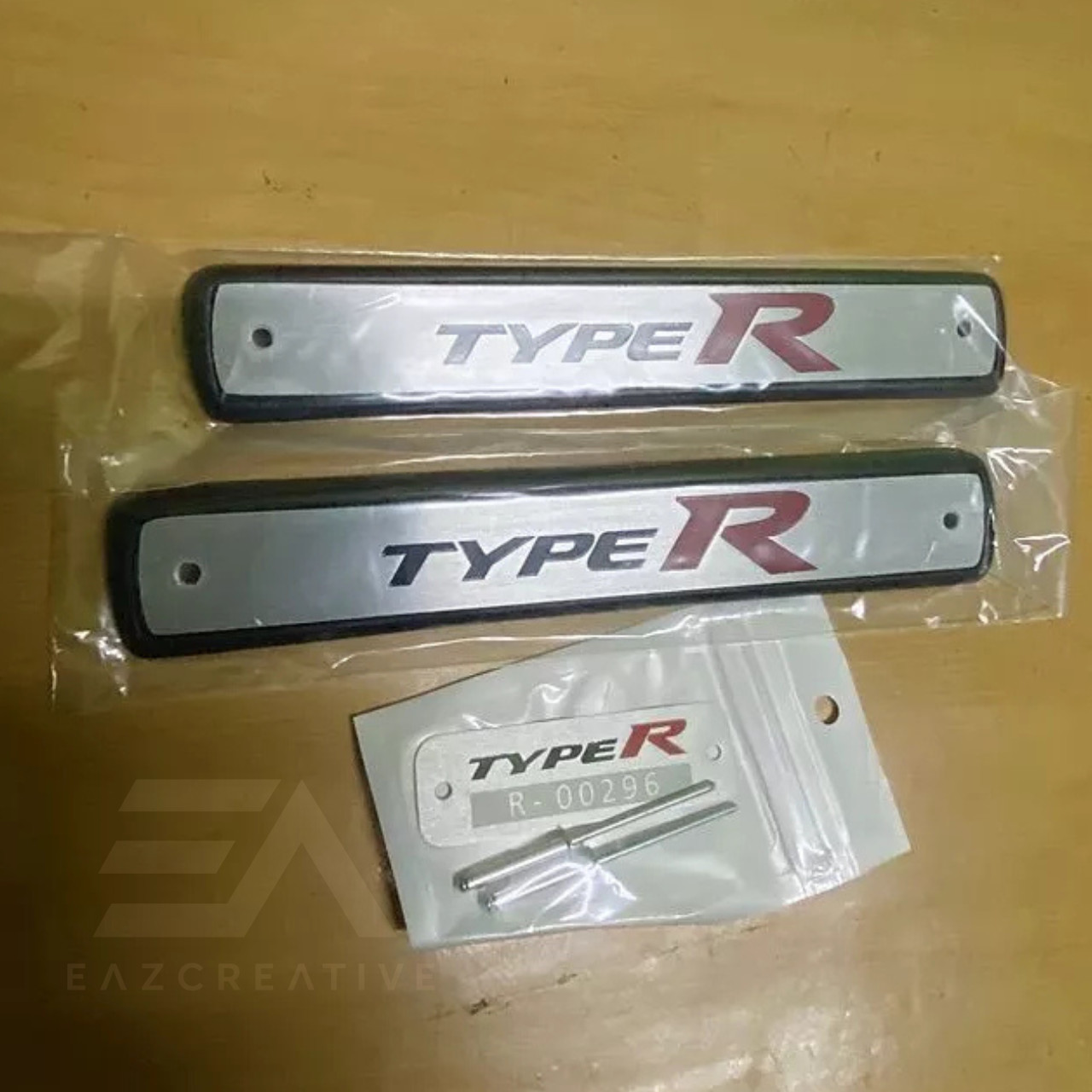 Honda Civic FD1 FD2 FD2R Type R Console & Door Sill Emblem Set 3PCS