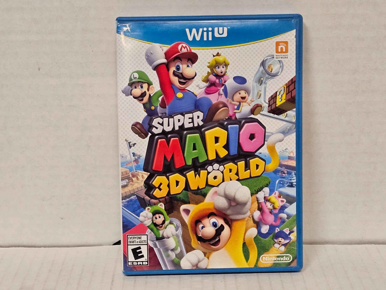 Super Mario 3D World (Nintendo Wii U, 2013) w/Manual & Inserts Tested 