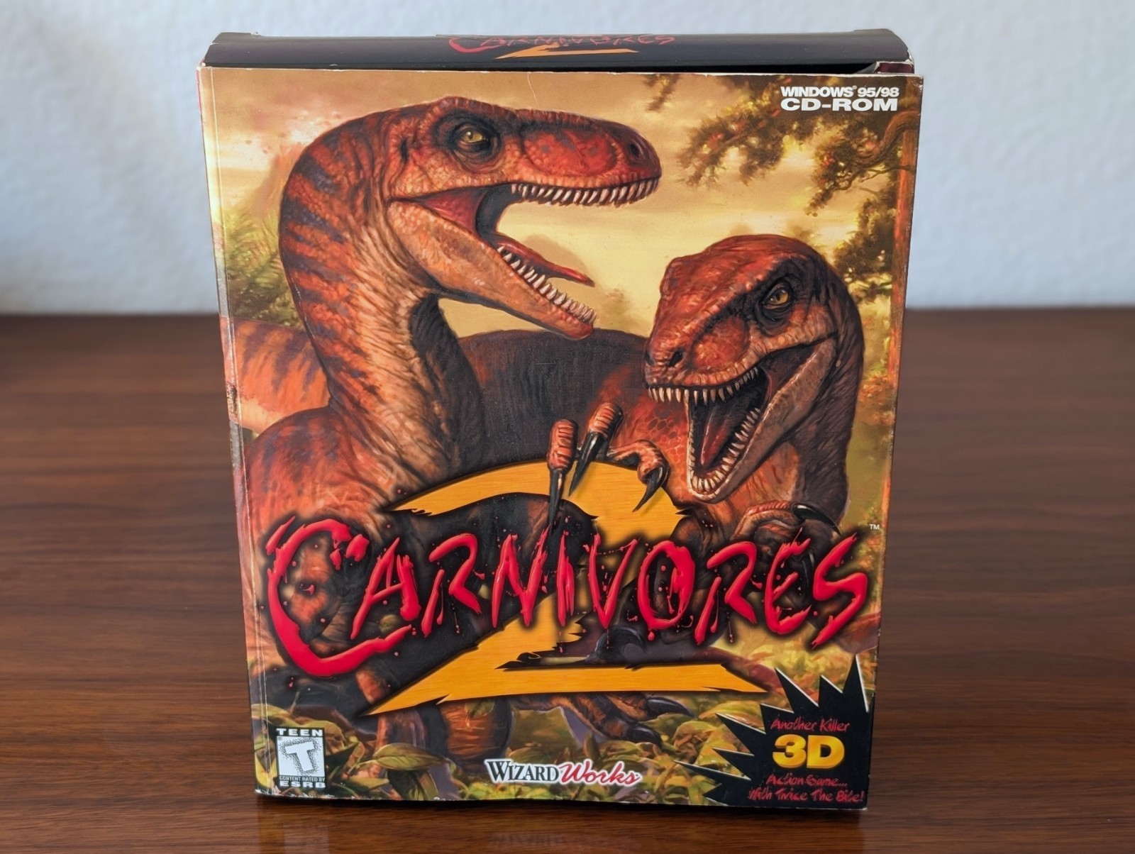 Carnivores 2 (1999) Big Box PC NEW SEALED RARE WizardWorks