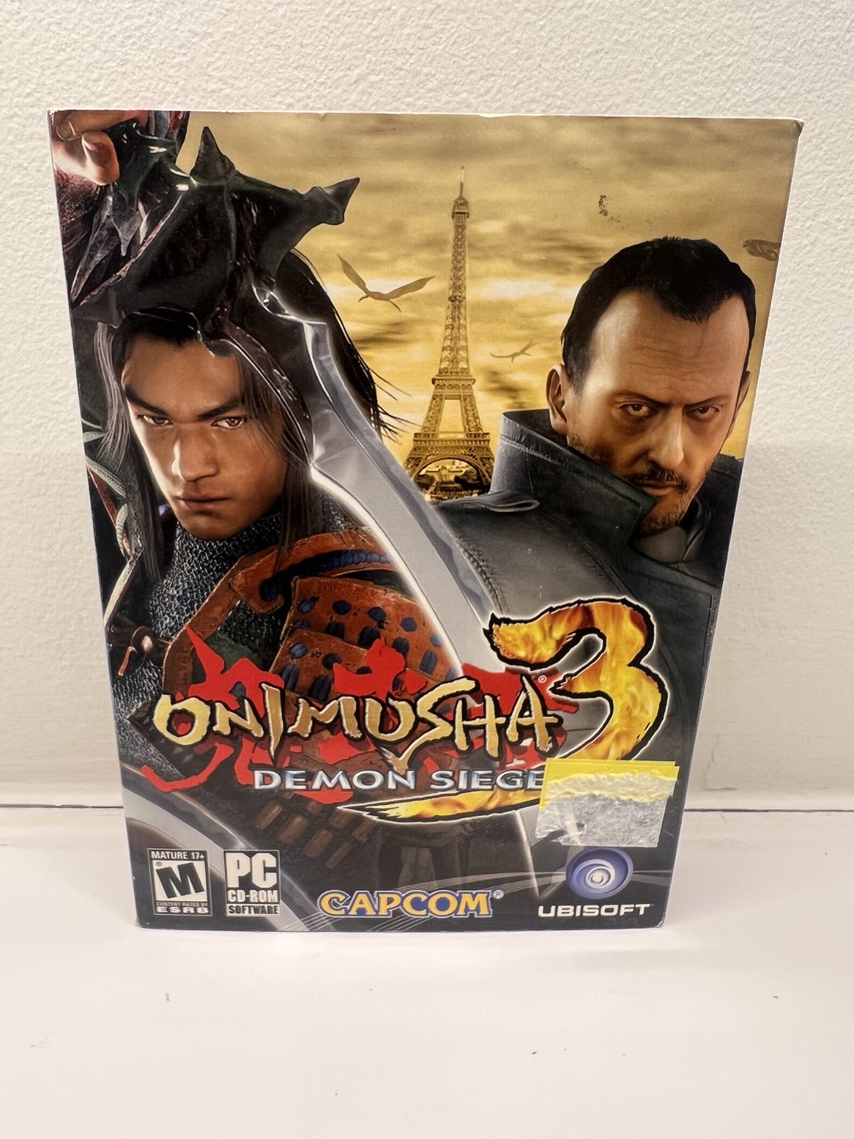 Onimusha 3 Demon Siege - PC NEW SEALED Jean Reno Ubisoft 2003 Capcom XP