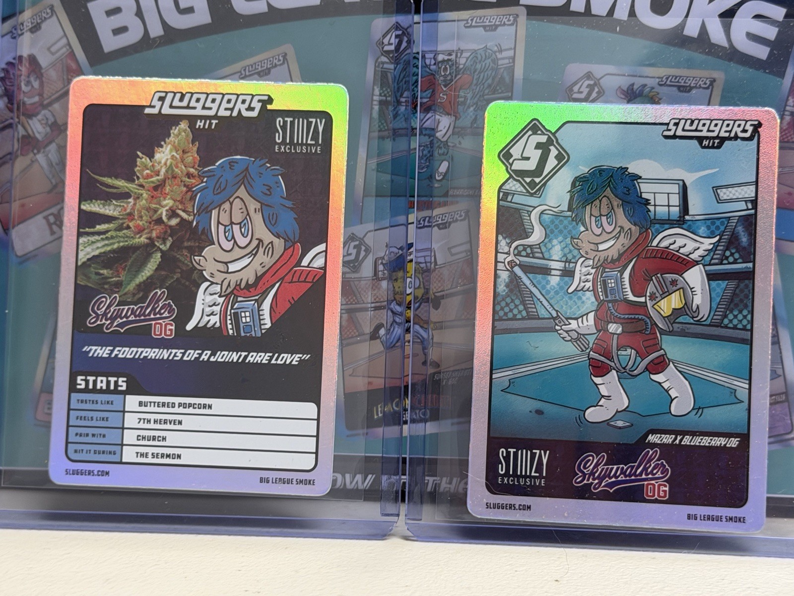 Sluggers Hit Skywalker Holo Trading Card Angel Pilot Non-Sport