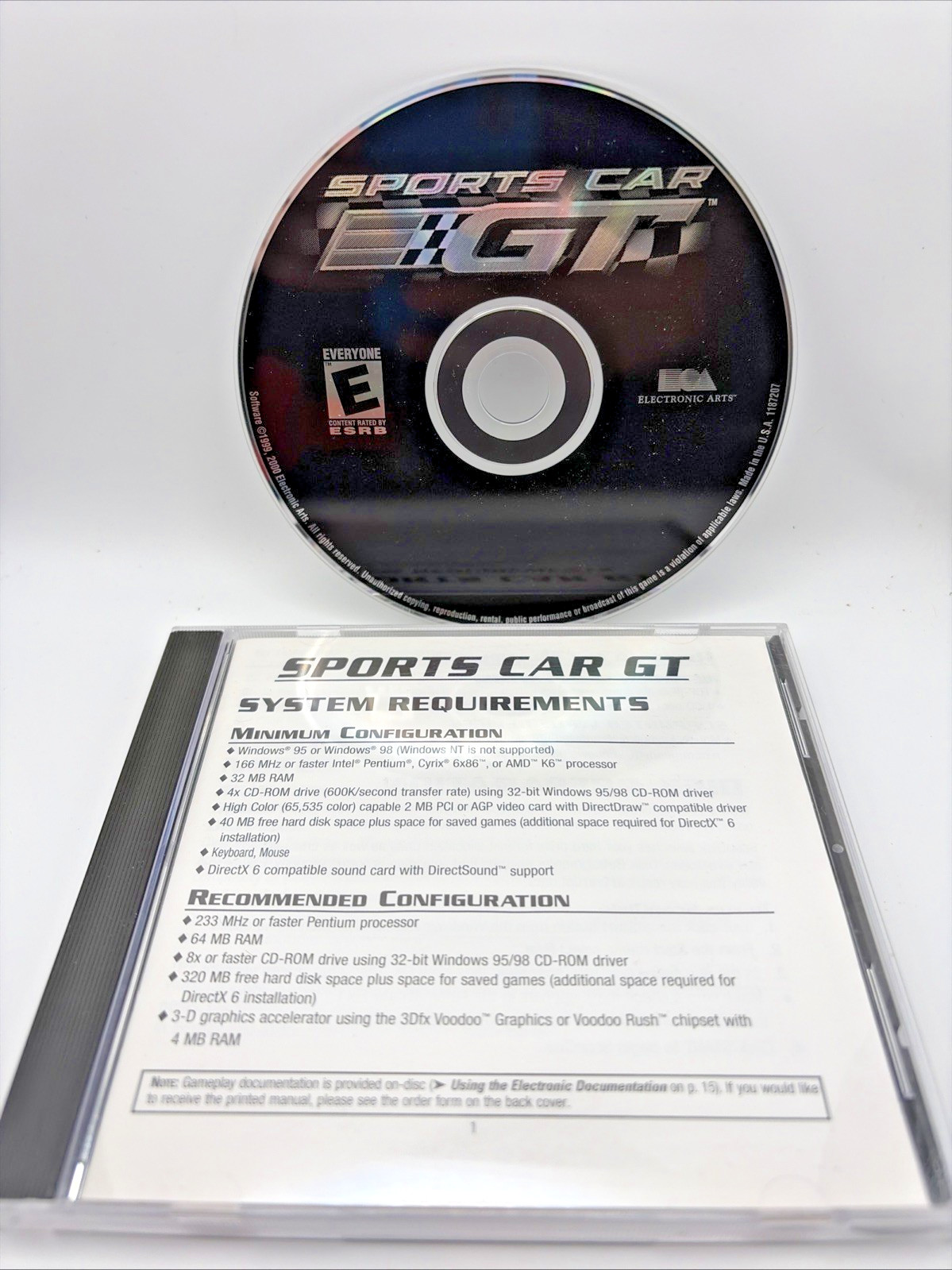Vintage 1999 Sports Car GT - PC (JEWEL CASE)