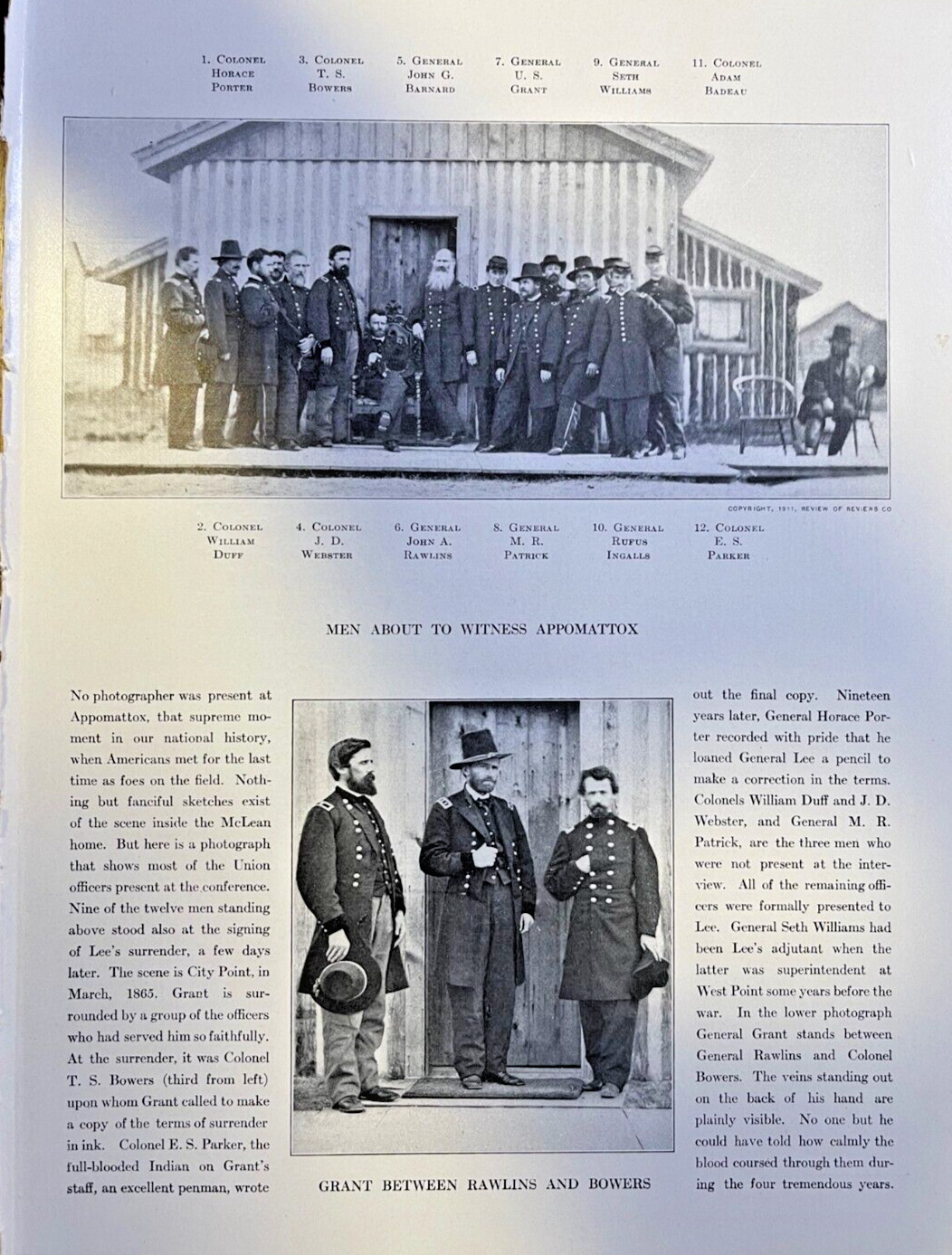 1912 Vintage Illustration Union Soldiers At Appomattox For Surrender