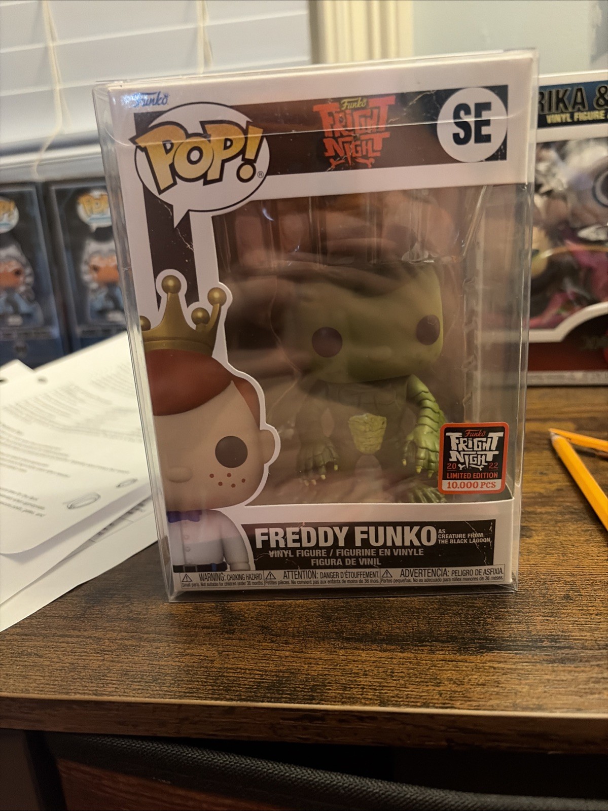 Funko Pop Vinyl: Freddy Funko as Creature From the Black Lagoon with Protector