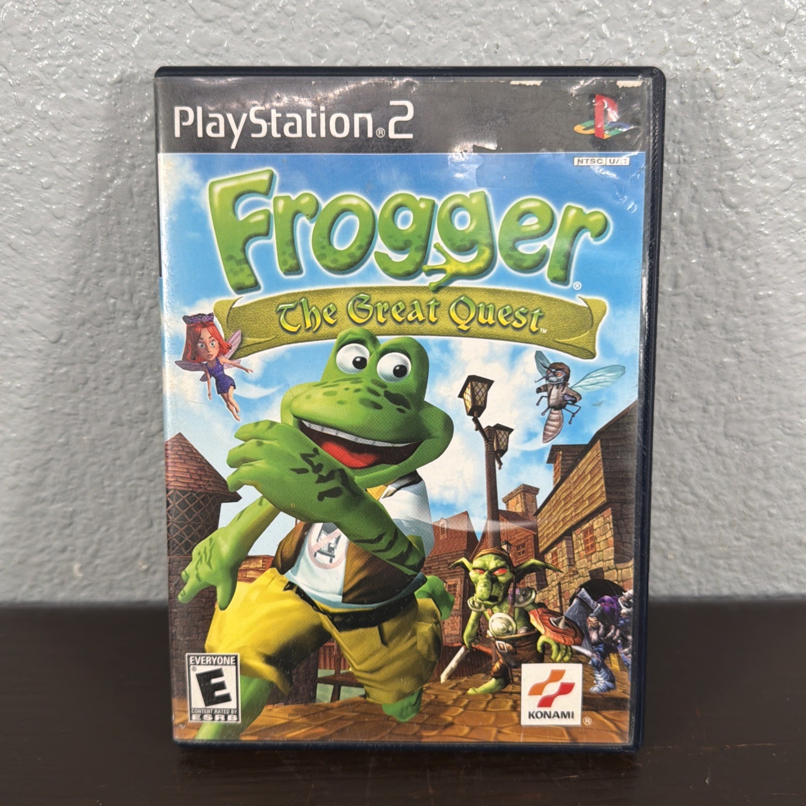 Konami Frogger: The Great Quest PS2 2001 Action Adventure Manual NTSC-U/C E