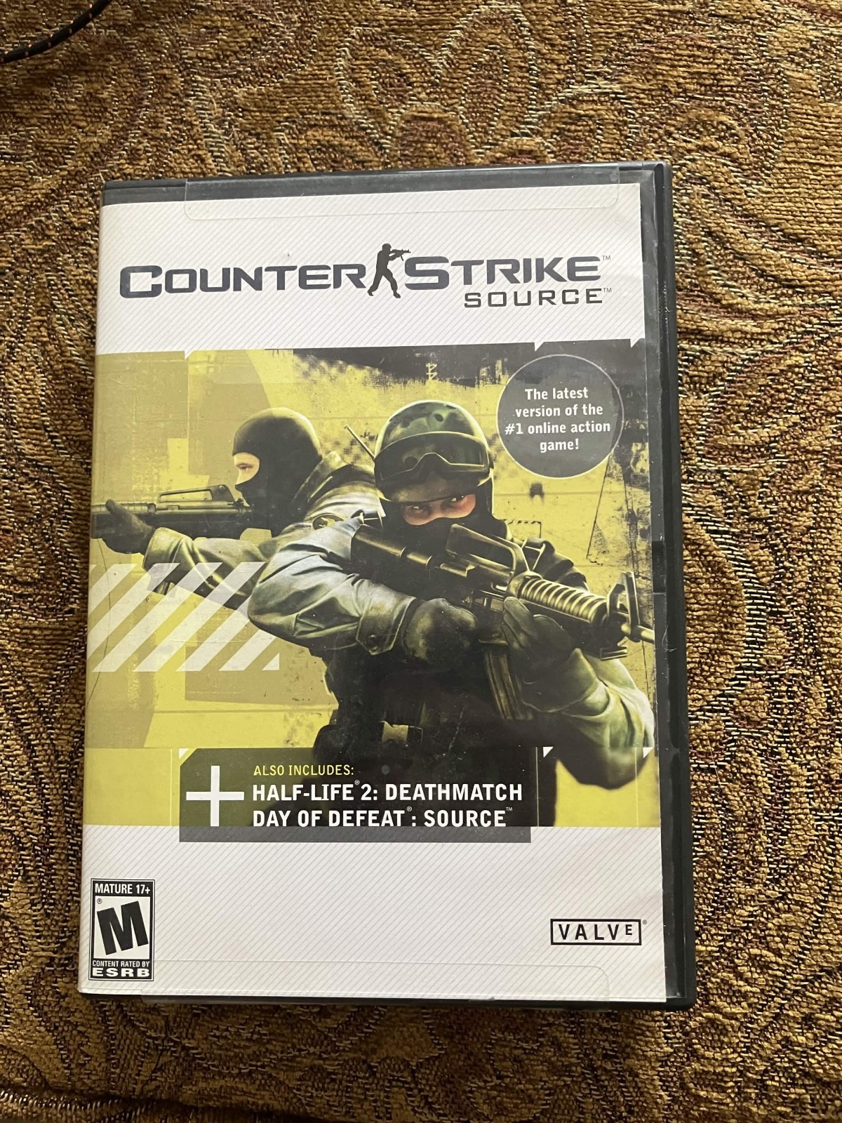 Counter-Strike Source PC CD-ROM 2005 Complete 4 Disc Set CIB