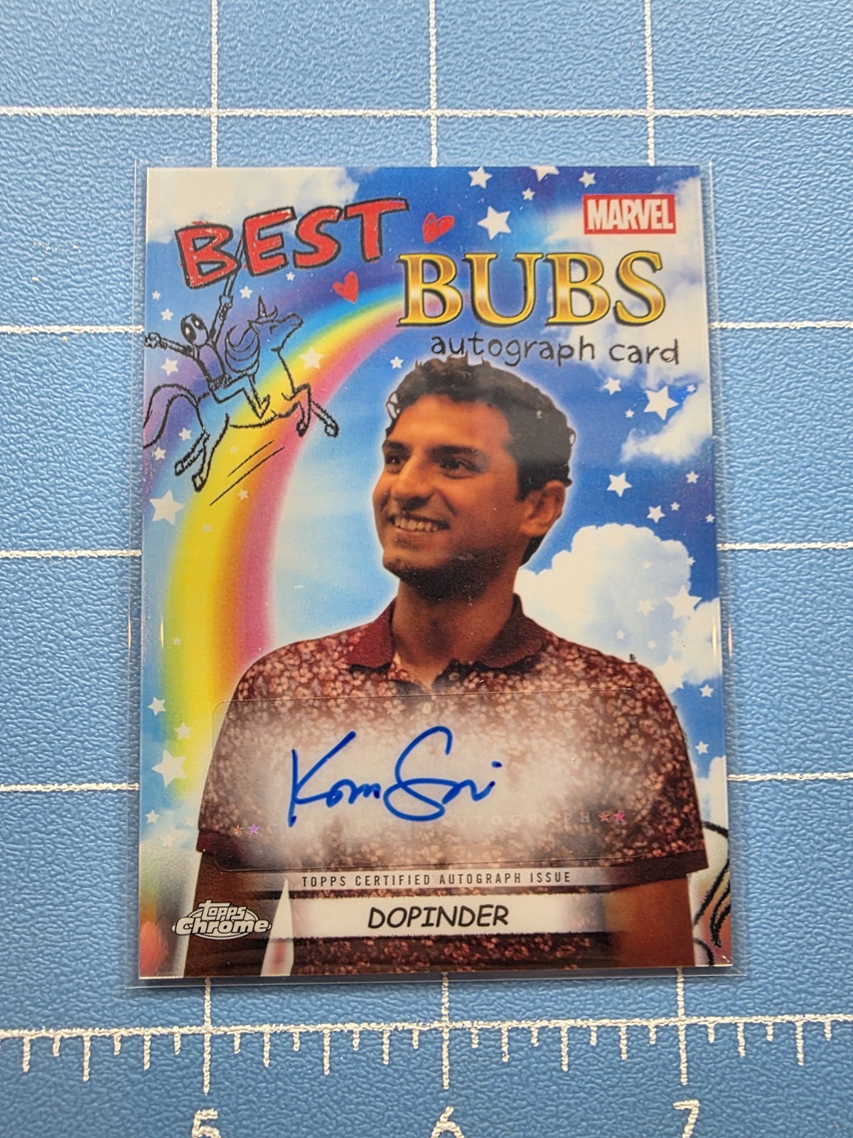 2025 Topps Chrome Marvel Deadpool - Dopinder NA-KS - Best Bubs Autograph
