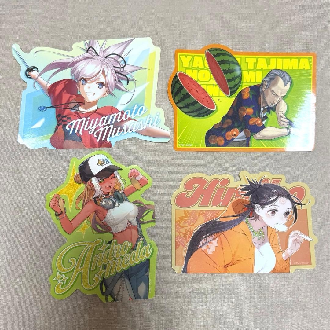 FGO OTSS Sticker Miyamoto Musashi Yagyu Tajima-no-kami Munenori Andromeda