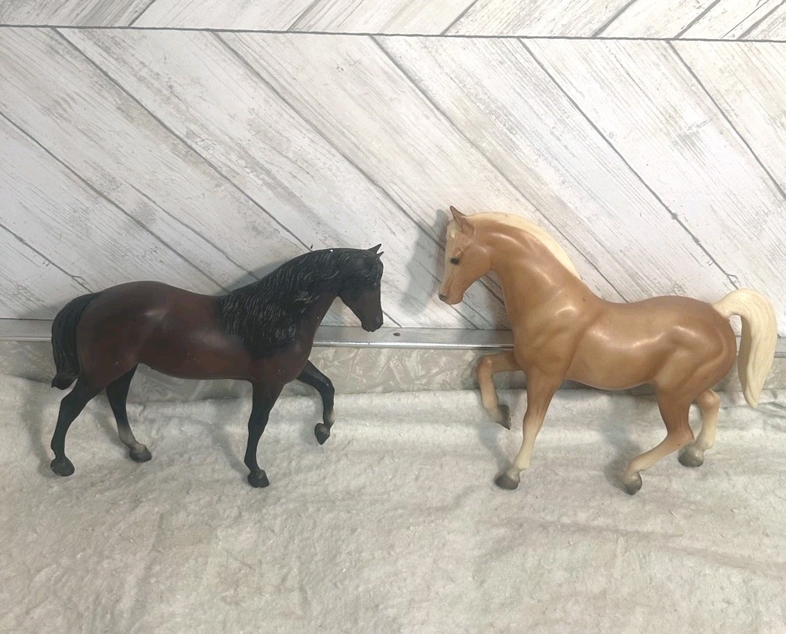 Palamino Vintage Breyer Horse Lot Arabian Stallion & “El Pastor” Paso Fino 