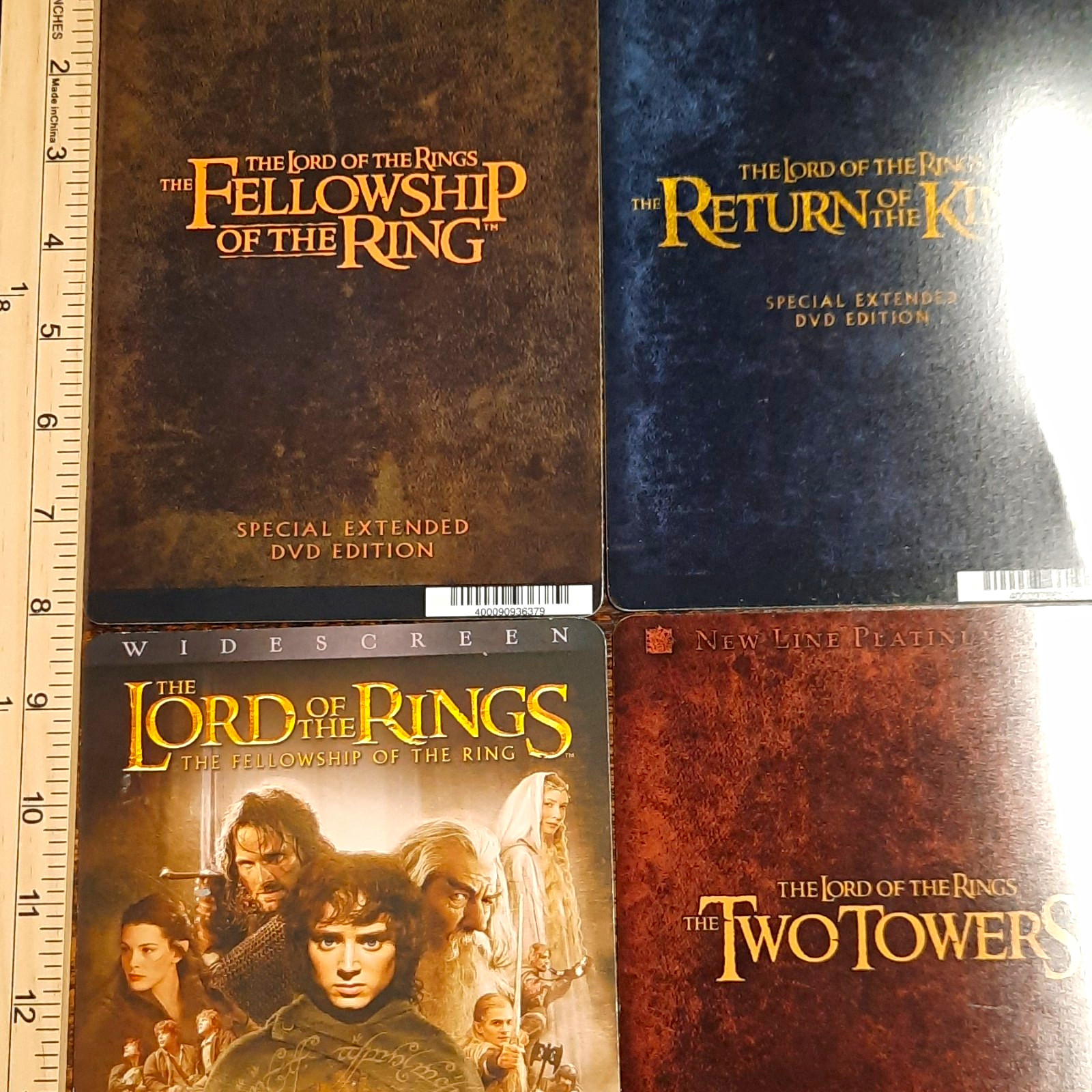 Lord of the Rings LOTR Blockbuster Movie Cards/Movie Backer Cards