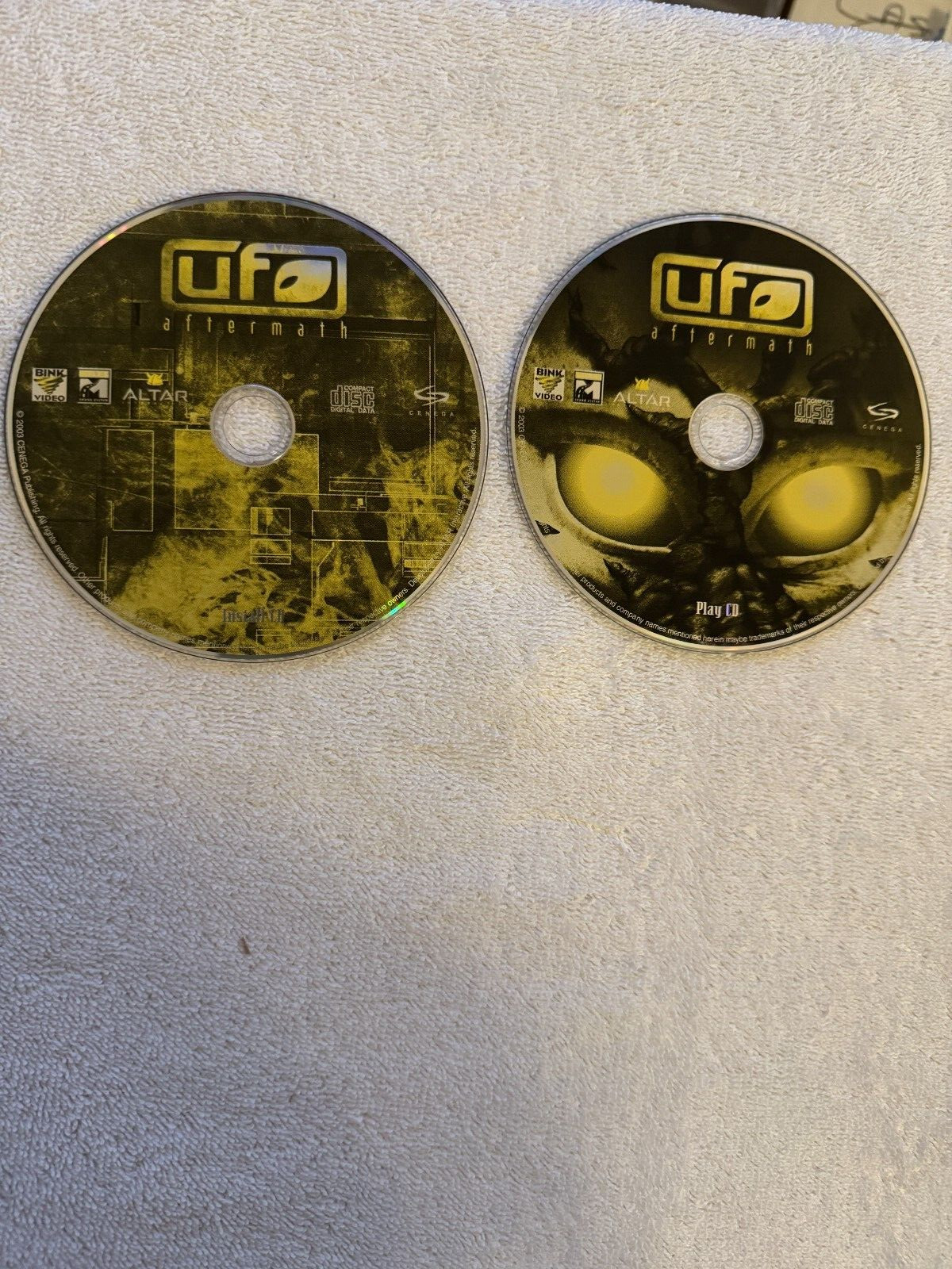 UFO: Aftermath - PC (2003 Altar) - INSTALL & PLAY CD'S ONLY