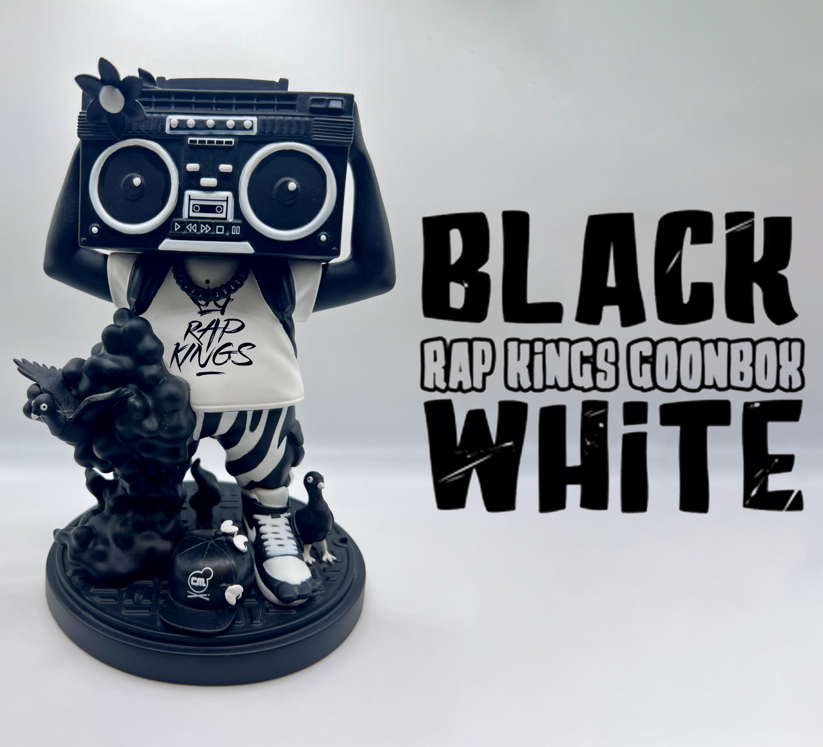 Black & White Rap Kings GOONBOX by Chris. B Murray x Clutter x Tenacious Toys