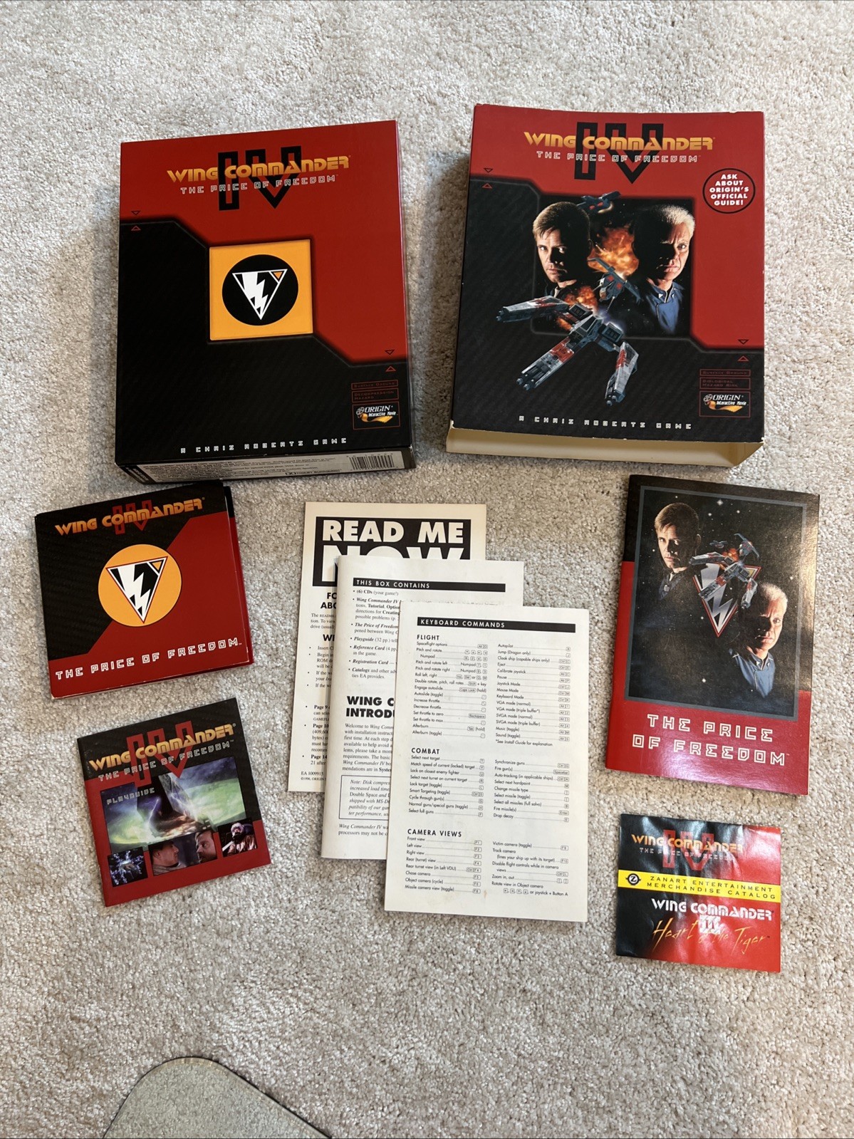 Wing Commander IV 4: The Price of Freedom PC 1996 Six Discs With Manuals - CIB