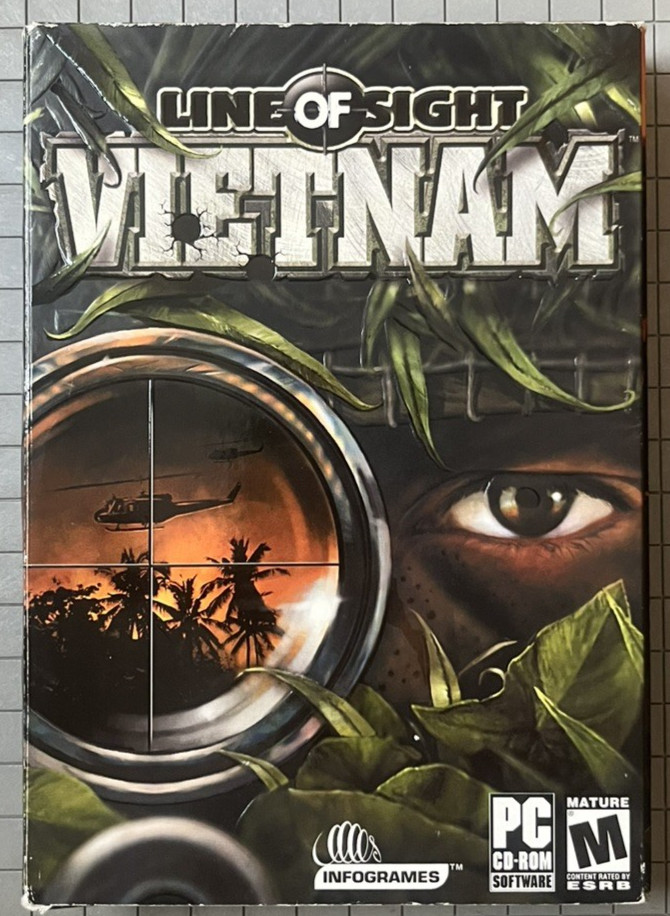 Line of Sight: Vietnam (PC) – Small Big Box – Complete – Minor Wear