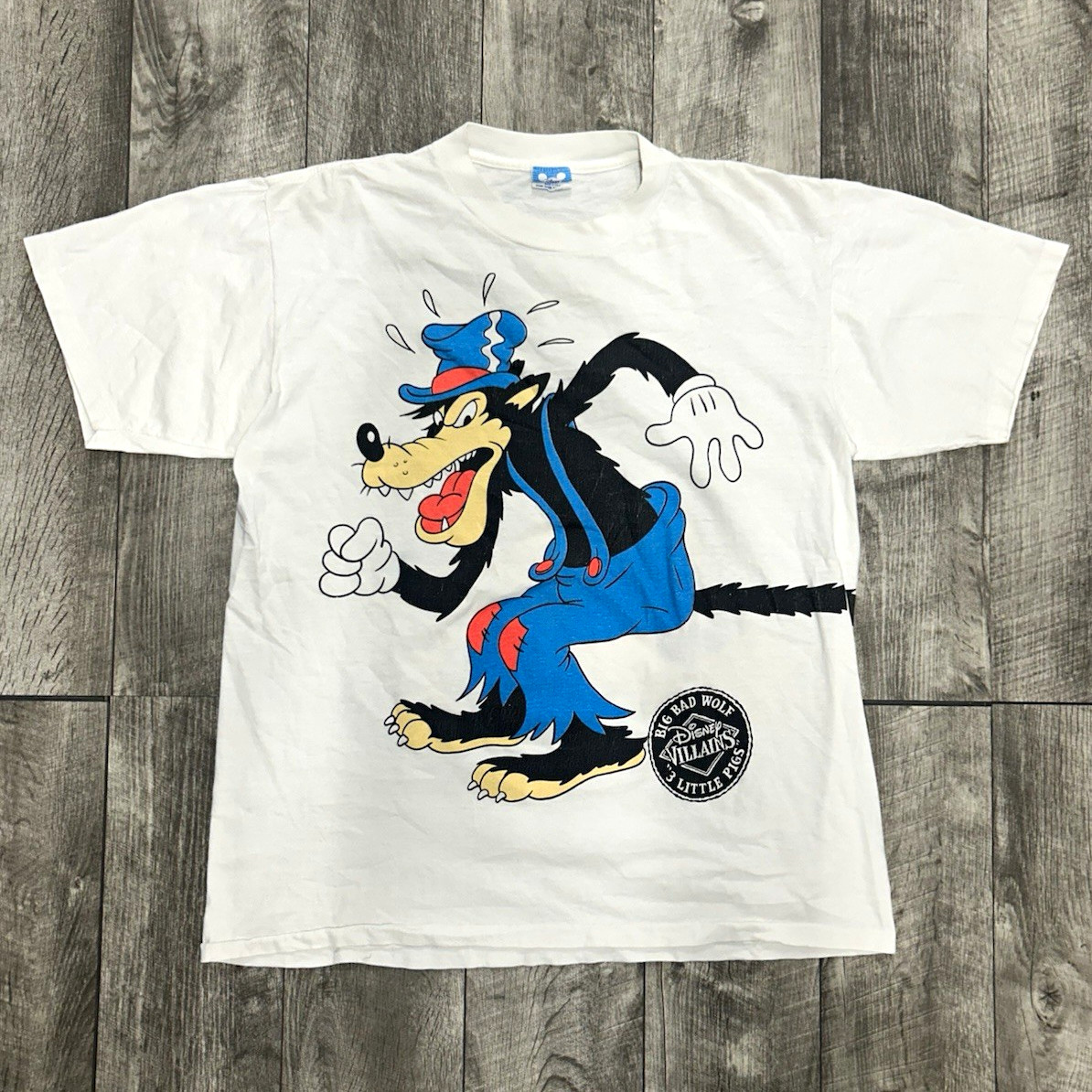 Vintage Disney Villains T Shirt Big Bad Wolf \