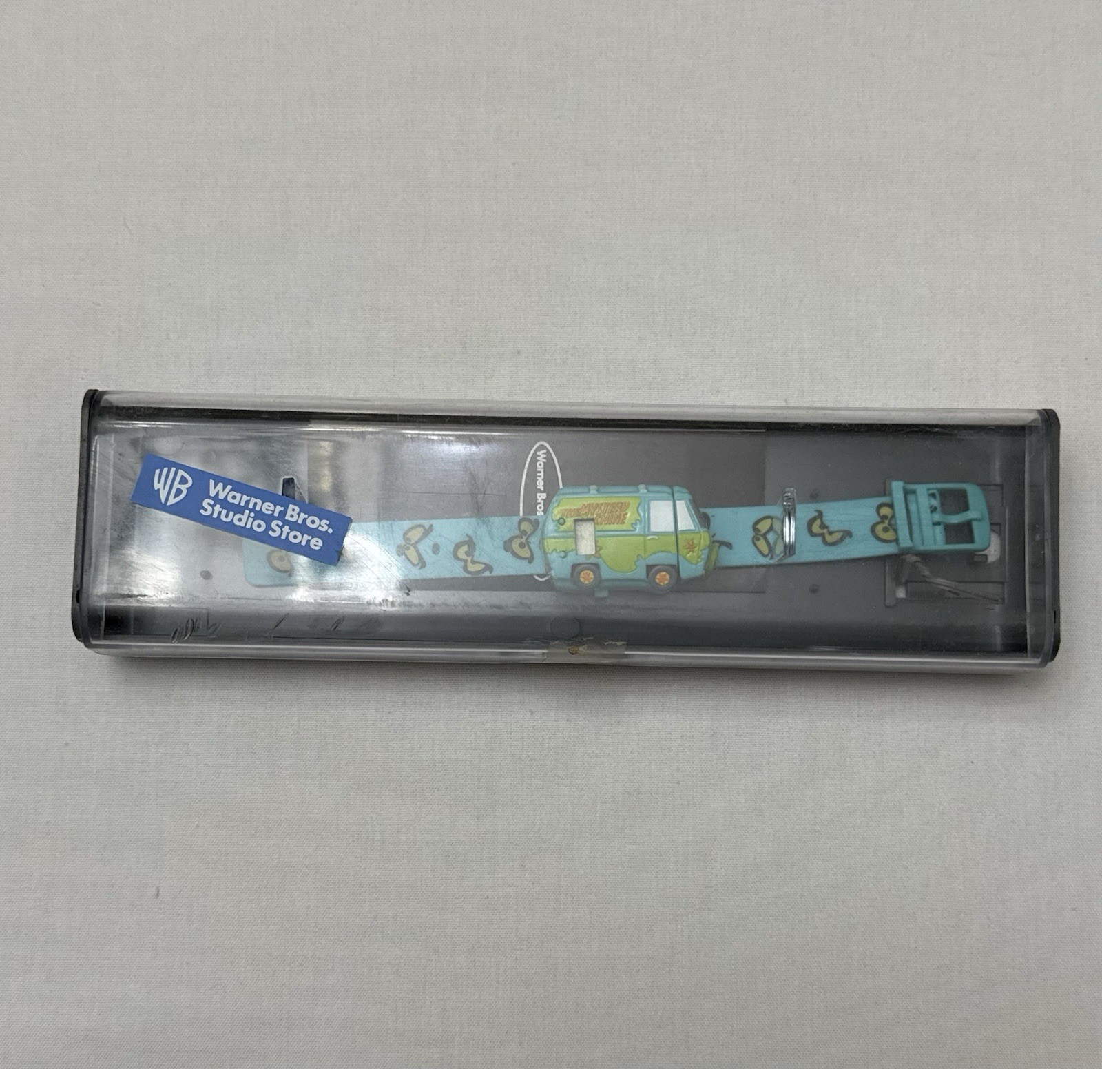 VTG 1999 Scooby Doo Mystery Machine Watch Warner Bros Studio Store Case NOS