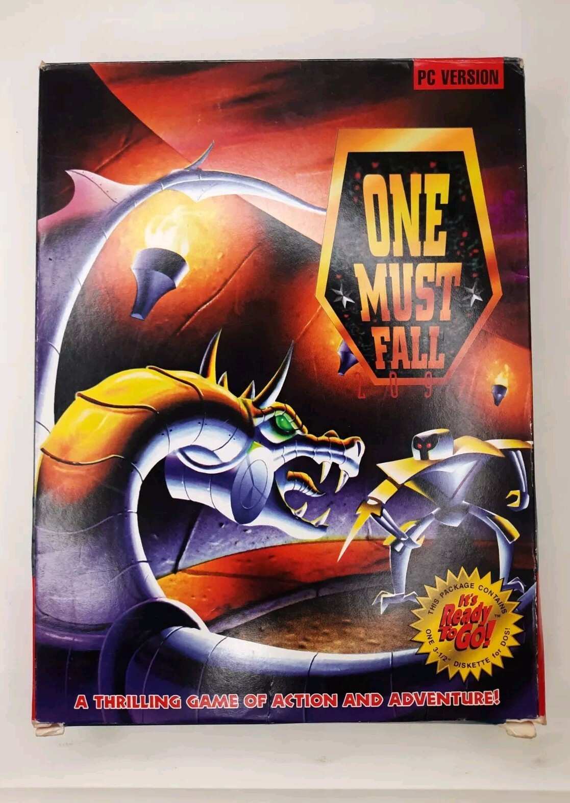 One Must Fall 2097 Big Box PC Game in Original Box 3.5
