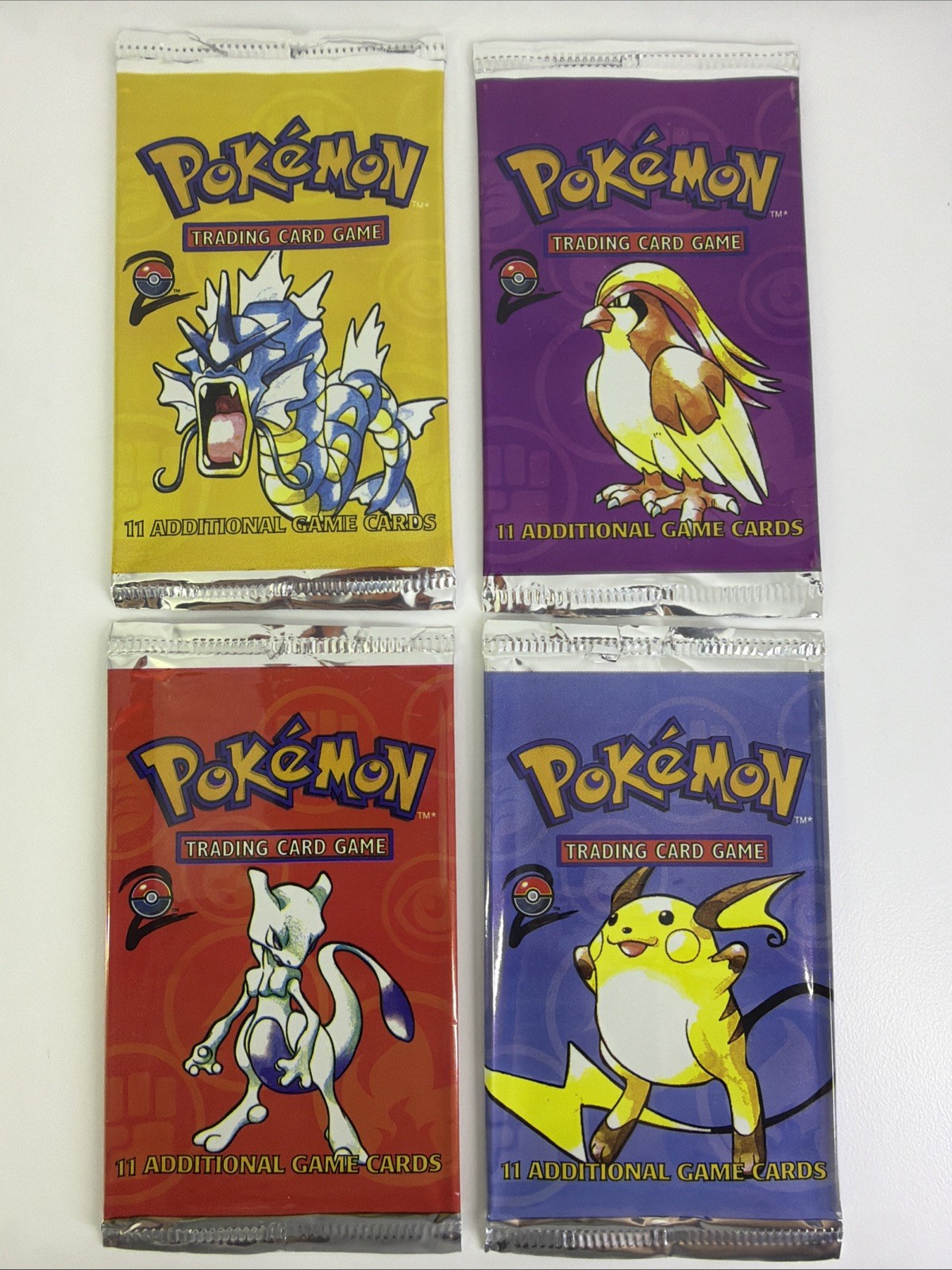 Pokemon Base Set 2 - Vintage Booster Art Set - NO CARDS EMPTY PACKS
