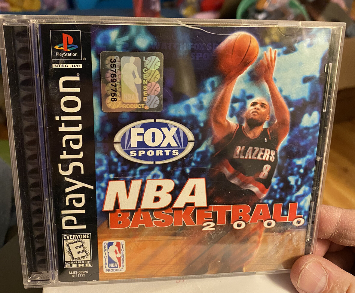 Nba Basketball 2000 Fox Sports Sony Playstation 1 PS1 PSX Complete With Manual