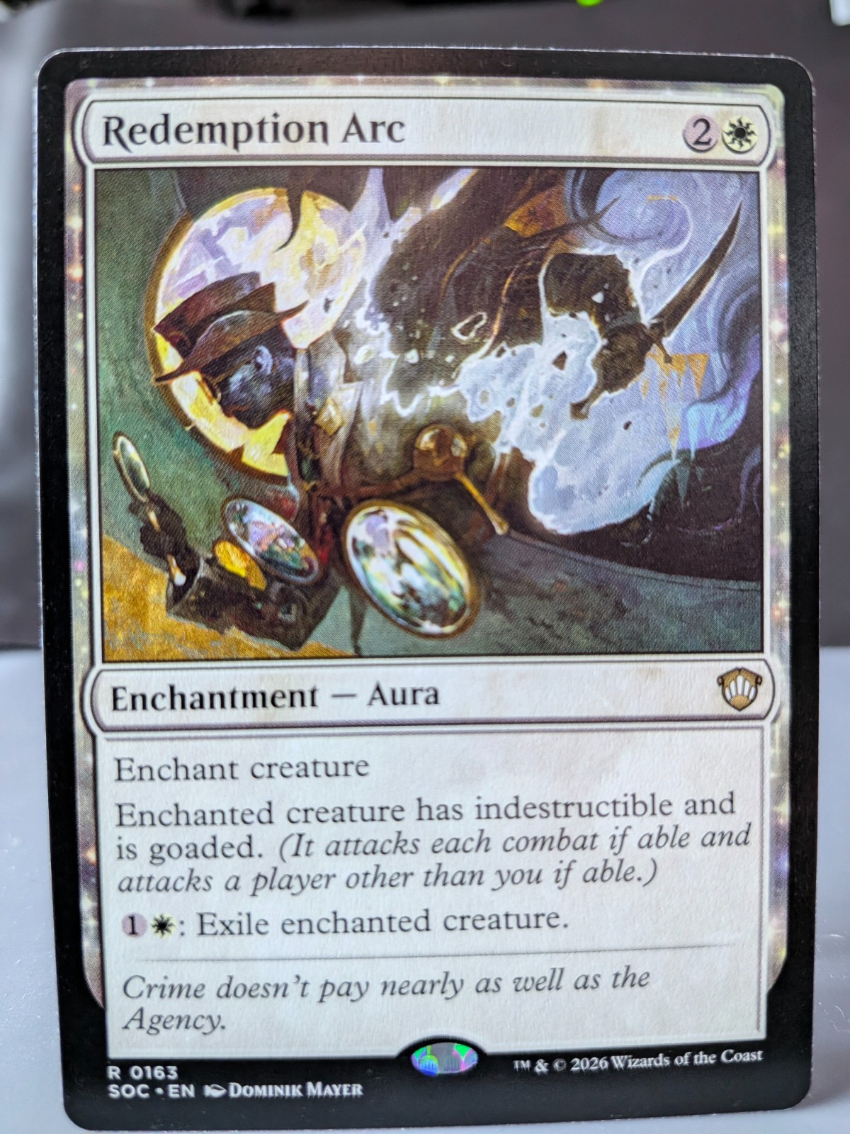 MTG 4x Redemption Arc Playset NON-FOIL NM SOC #163 Secrets of Strixhaven Rare