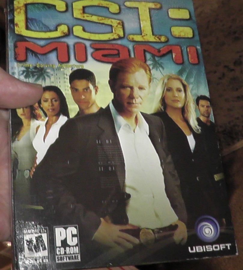 pc cd rom software csi miami