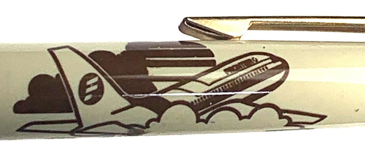 Vintage Frontier Airlines Ritepoint elite #450 Advertising Pen Pencil PNPA5