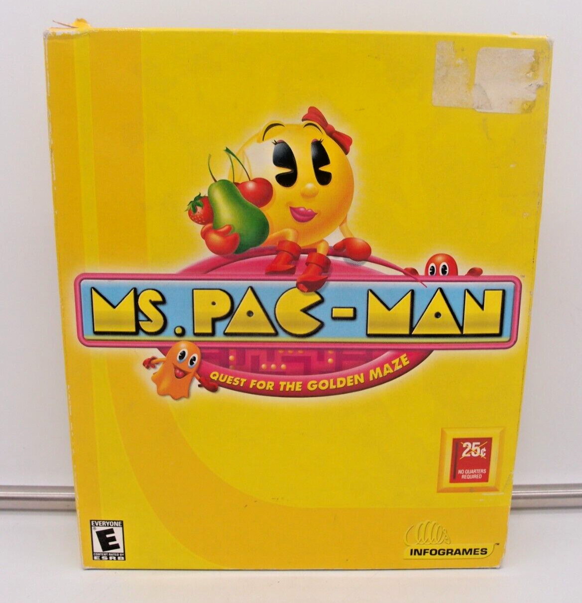 Ms. Pac-Man: Quest For The Golden Maze Big Box Version (PC, 2001, Infogrames)