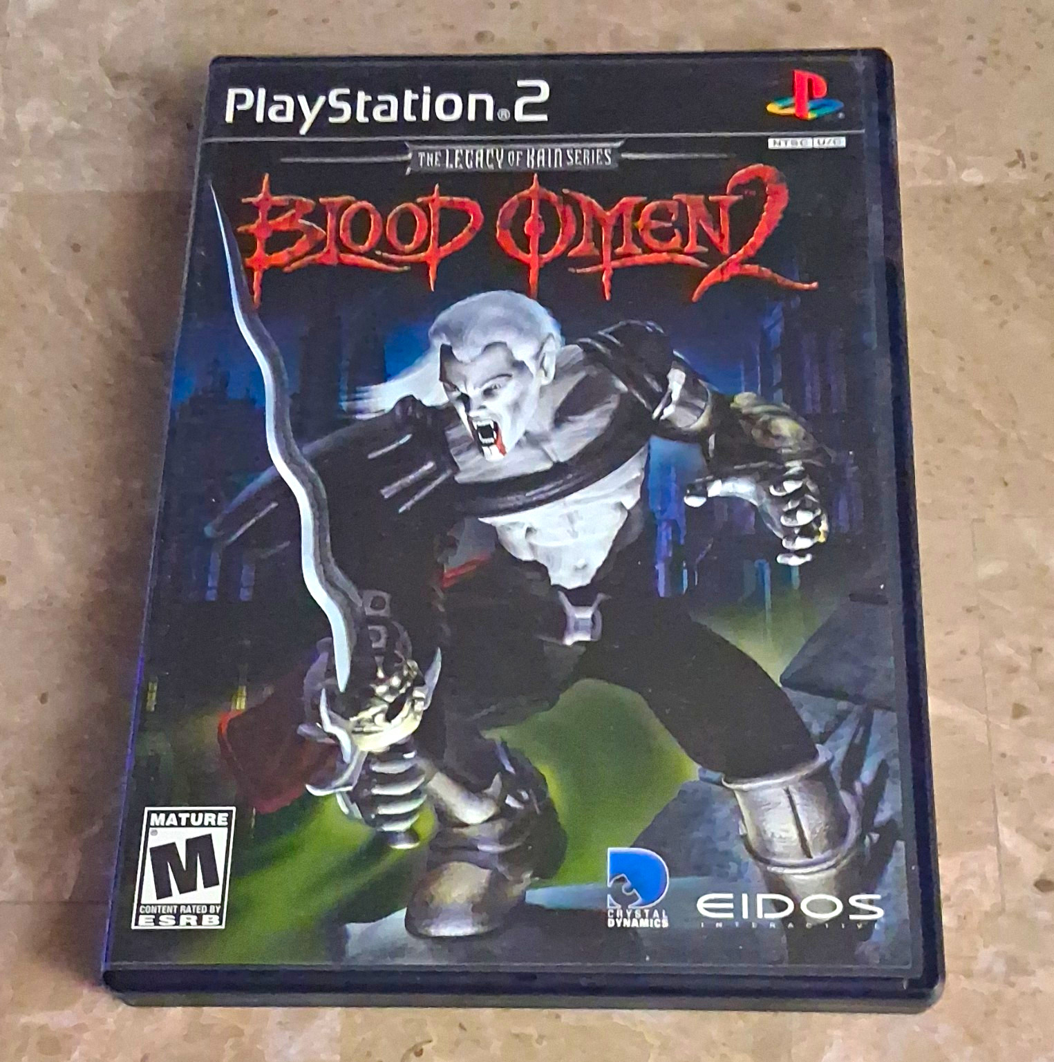 Blood Omen 2 (Sony PlayStation 2 PS2) Eidos Legacy of Kain CIB NTSC M