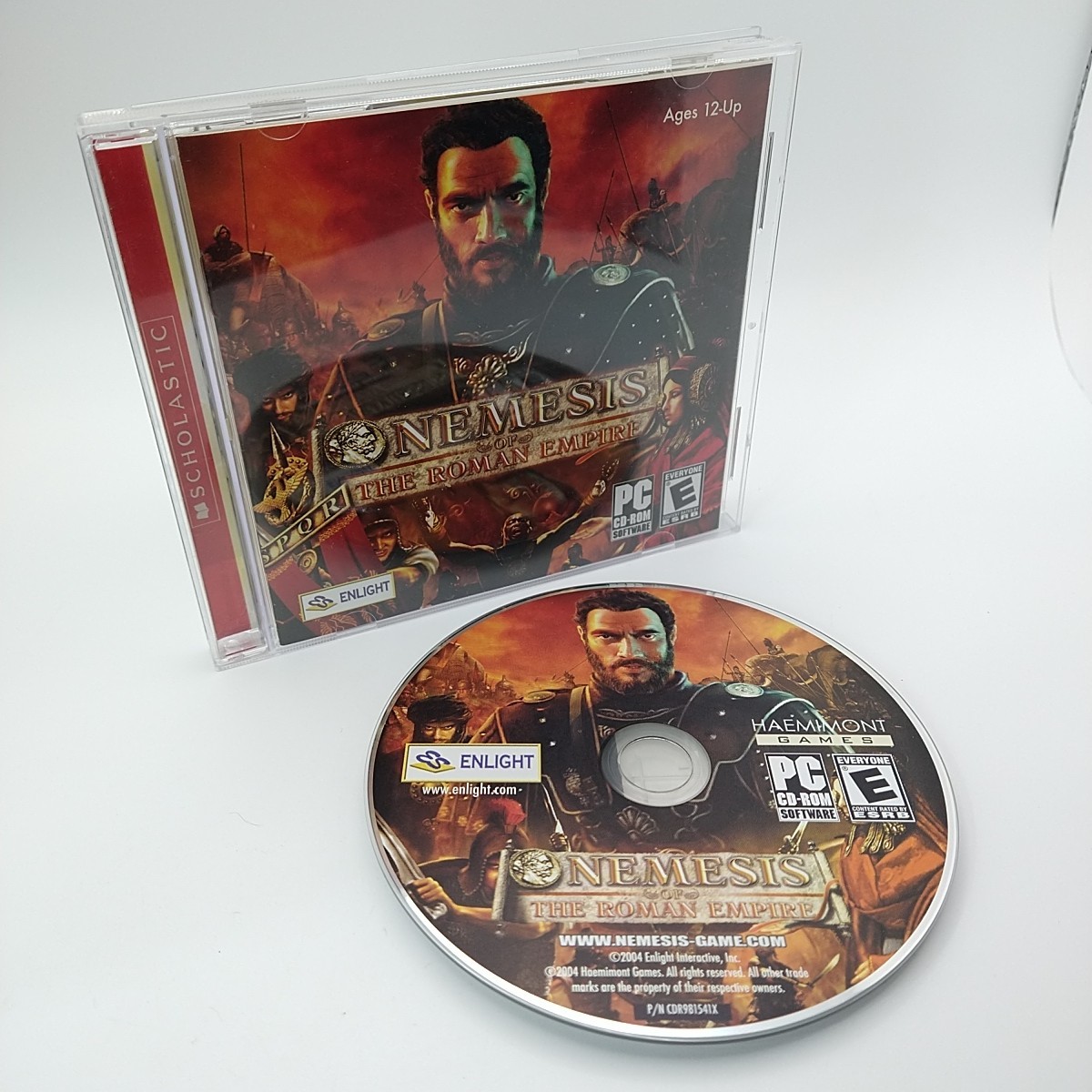 Nemesis of the Roman Empire PC Game (2004) PC CD-ROM – Scholastic / Enlight