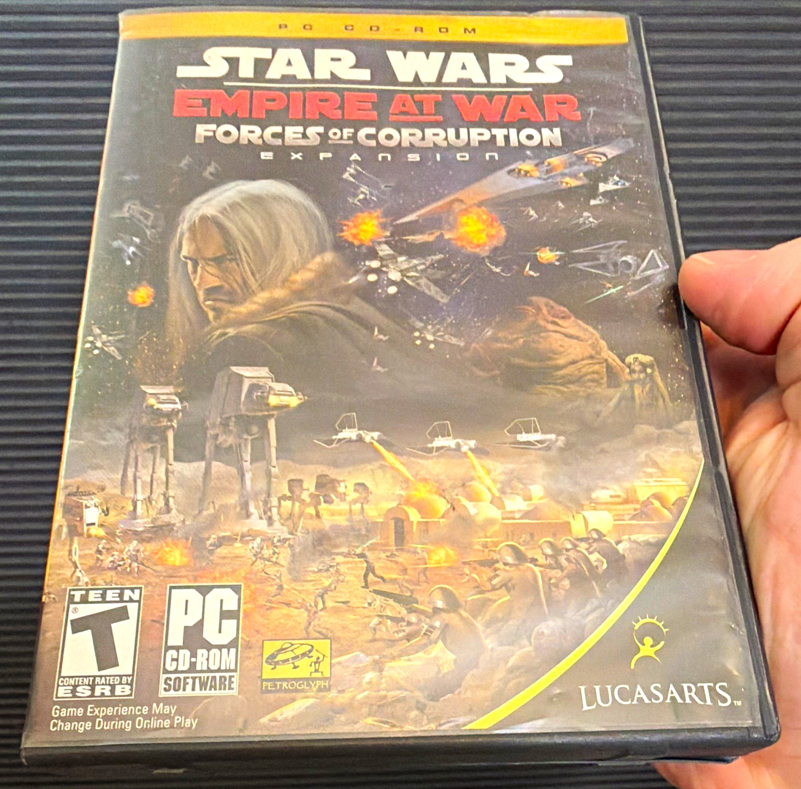 LucasArts Star Wars Empire at War Forces of Corruption PC CD-ROM w/ Manual 2006