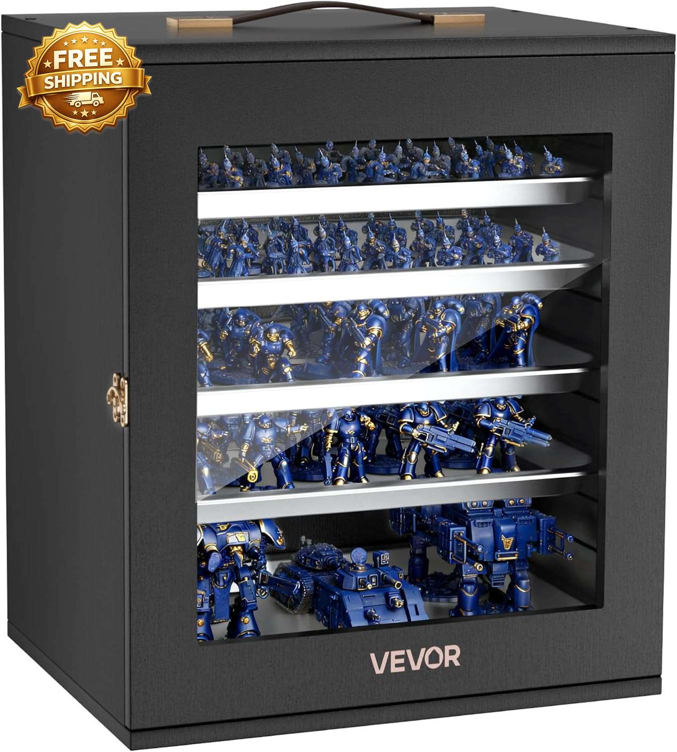 Miniatures Storage Case for Warhammer 40K  Fits 2500 3500 Scale Models  Wooden