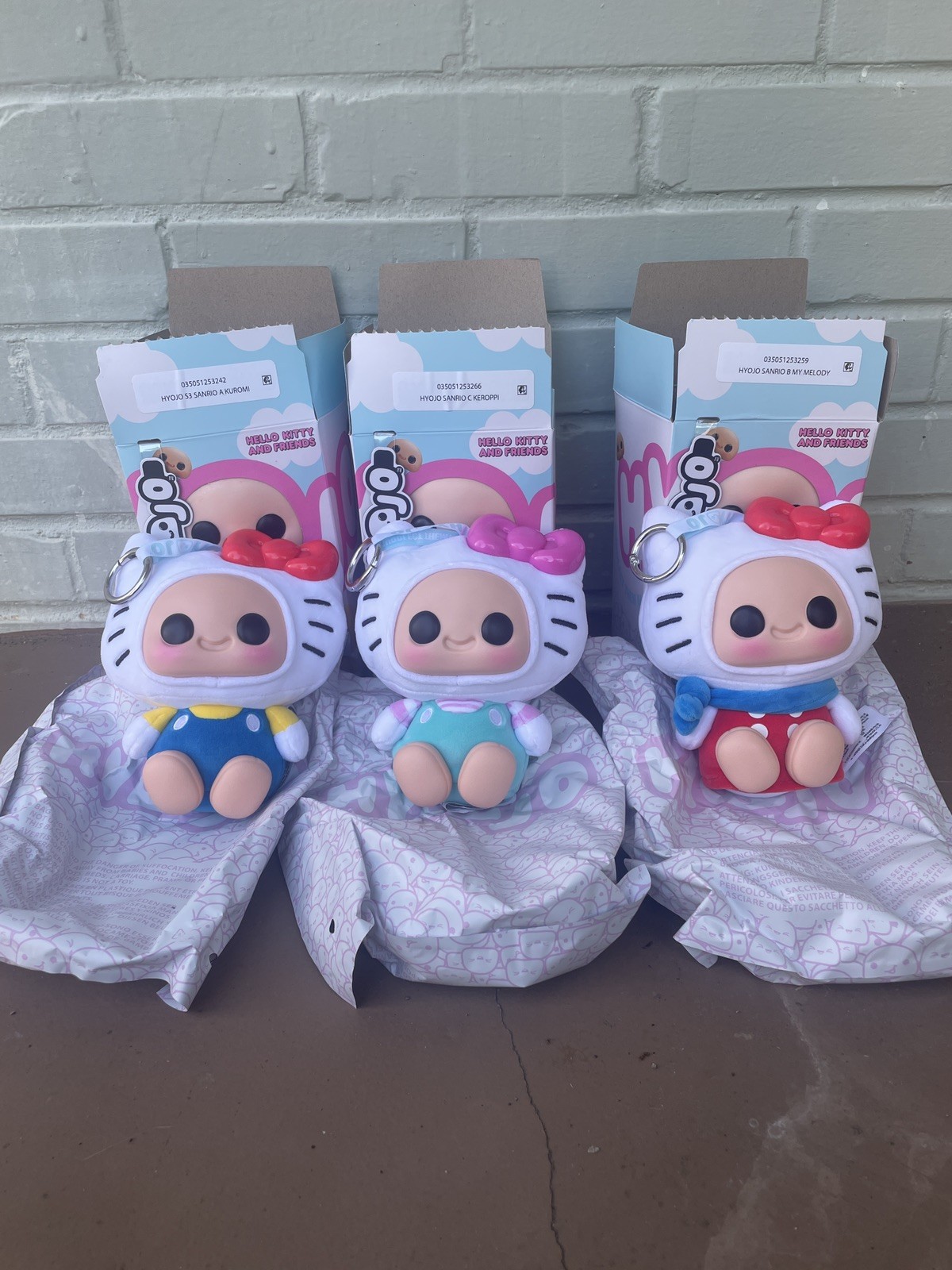 Lot of 3 Hyojo Sanrio Pink All Hello Kitty Opened Box HTF
