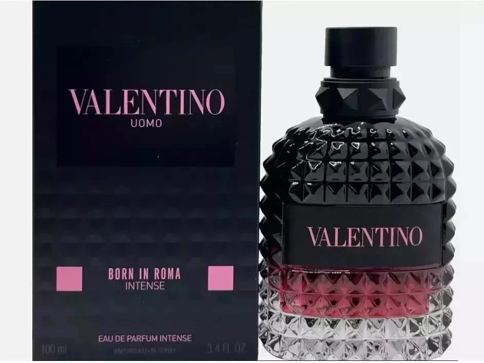 VALENTINO UOMO Born In Roma Intense EDP Spray 3.4 Oz / 100 ml Perfume for Men...