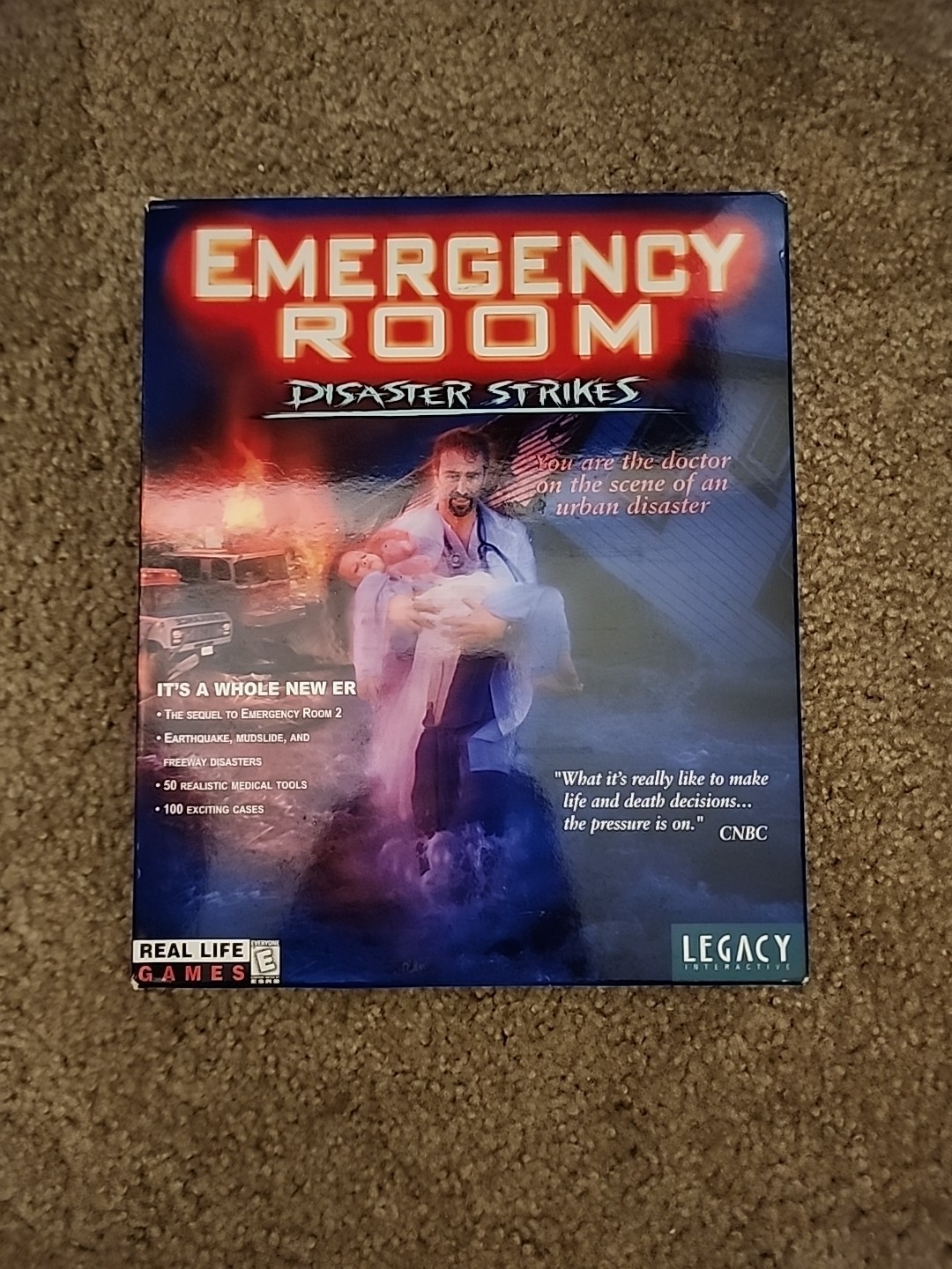 SEALED BIG BOX Emergency Room Disaster Strikes PC Windows (PC, 1999, Legacy)
