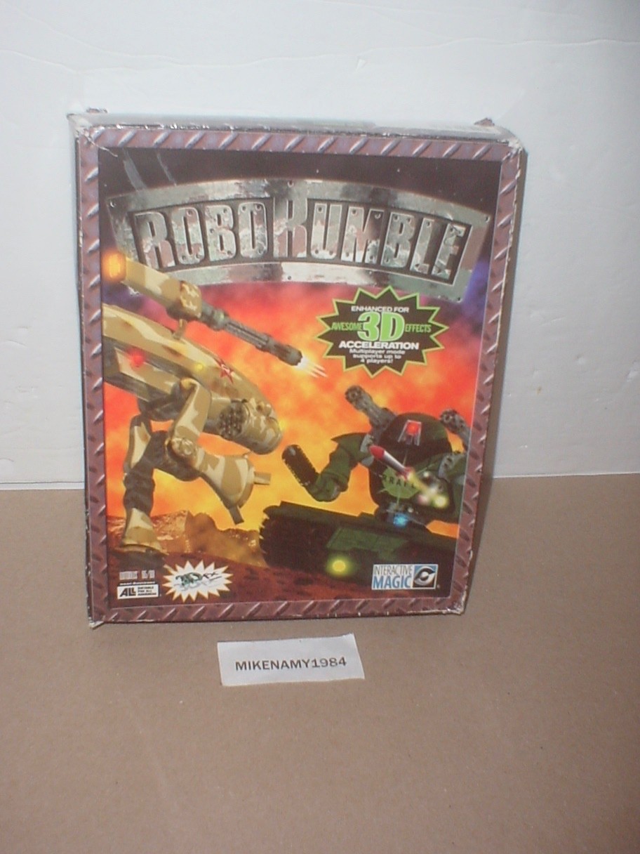 ROBO RUMBLE (Windows CD-ROM) Big Box - New & Sealed