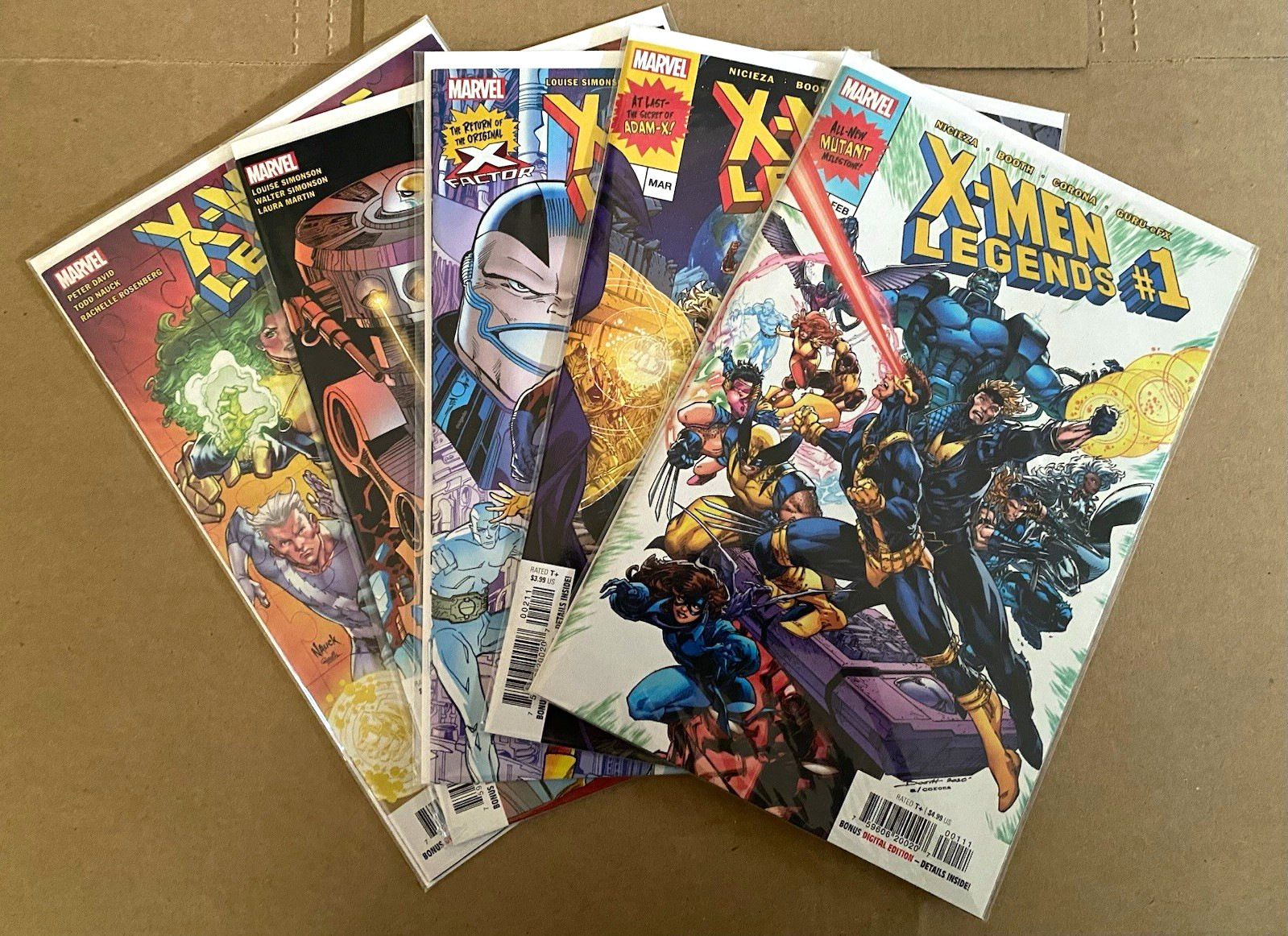 Marvel X-Men Legends #1-5 Fabian Nicieza Brett Booth 