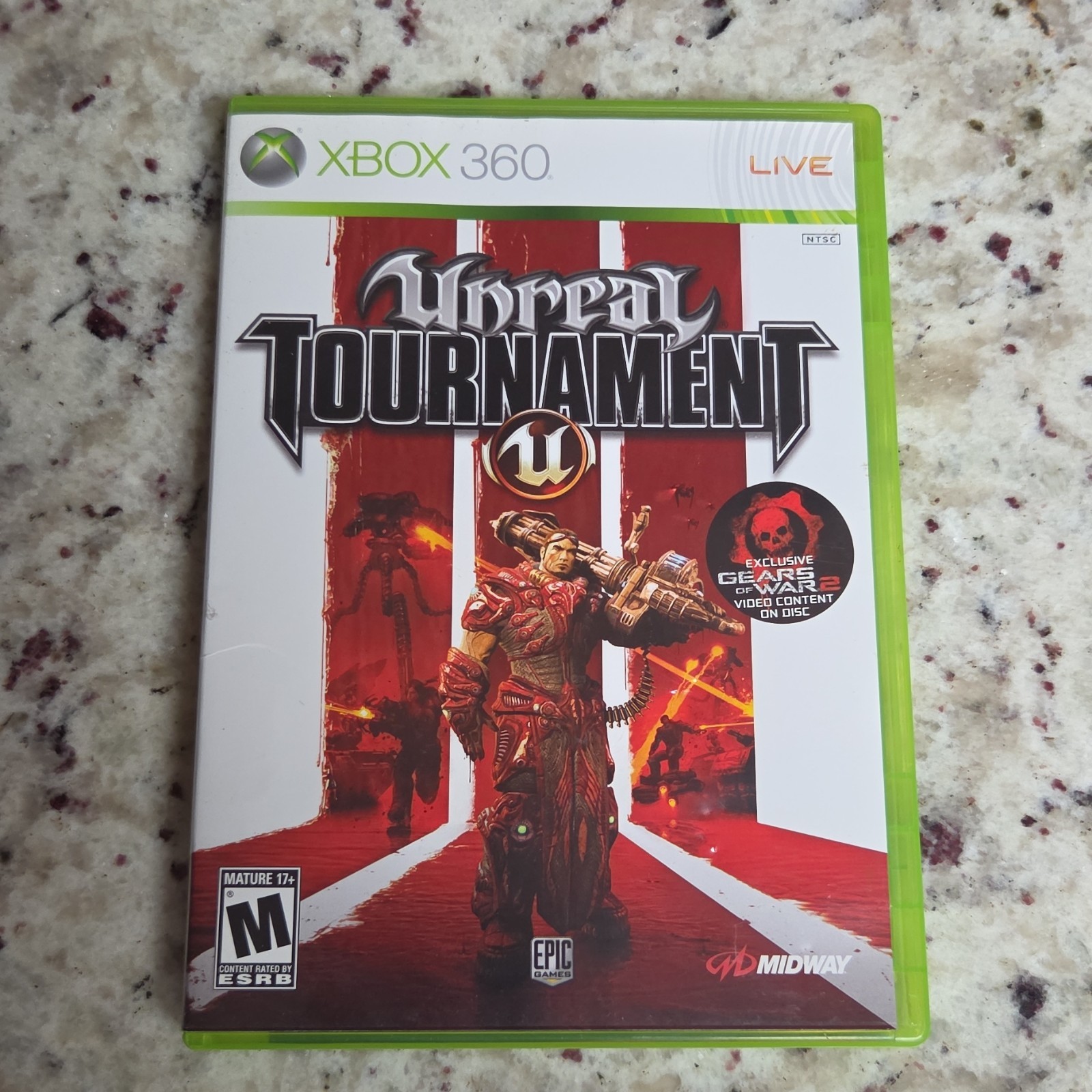 Unreal Tournament 3 (Xbox 360, 2008) Complete with manual