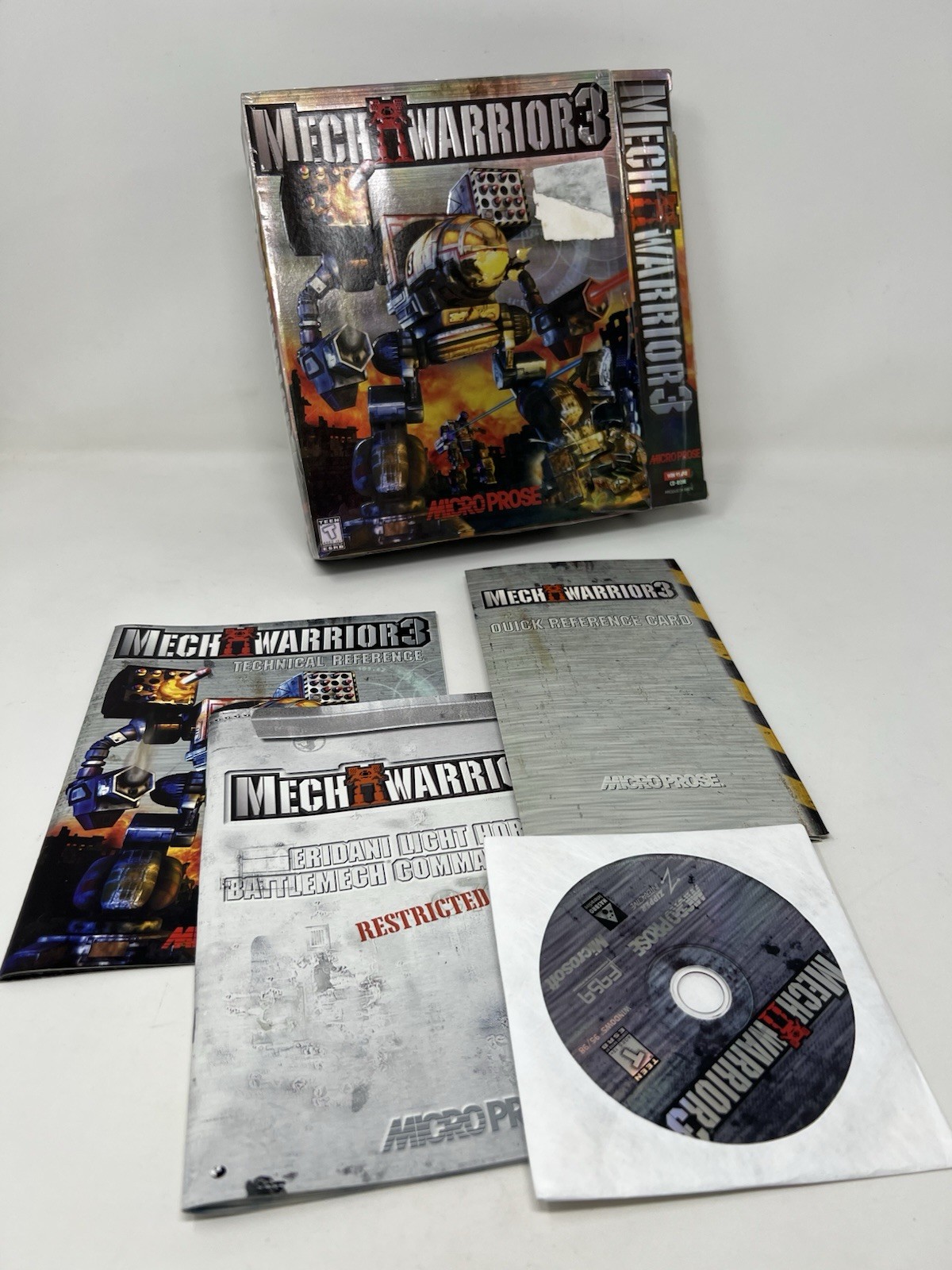 MechWarrior 3 (PC, 1999) CIB Complete - Big Box - USED