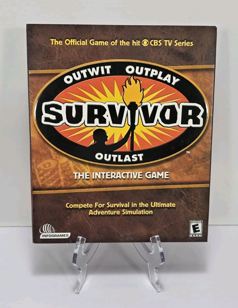 Sealed SURVIVOR The Interactive Game PC CD-Rom 2000 Based on CBS TV Series VG+