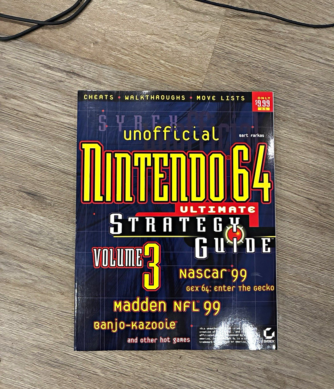 Sybex Unofficial Nintendo 64 Strategy Guide Vol 3 Cheats Walkthroughs Move Lists