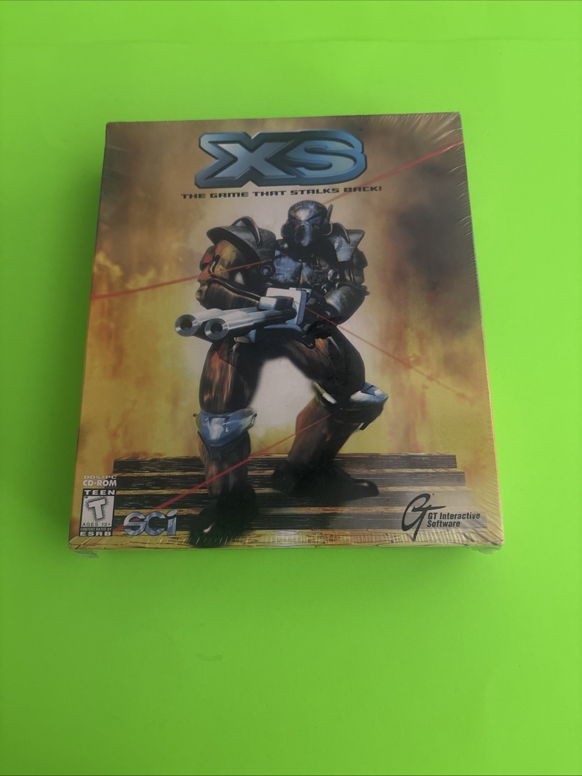 XS: THE GAME THAT STALKS BACK (PC Game, 1997) NEW SEALED BIG BOX
