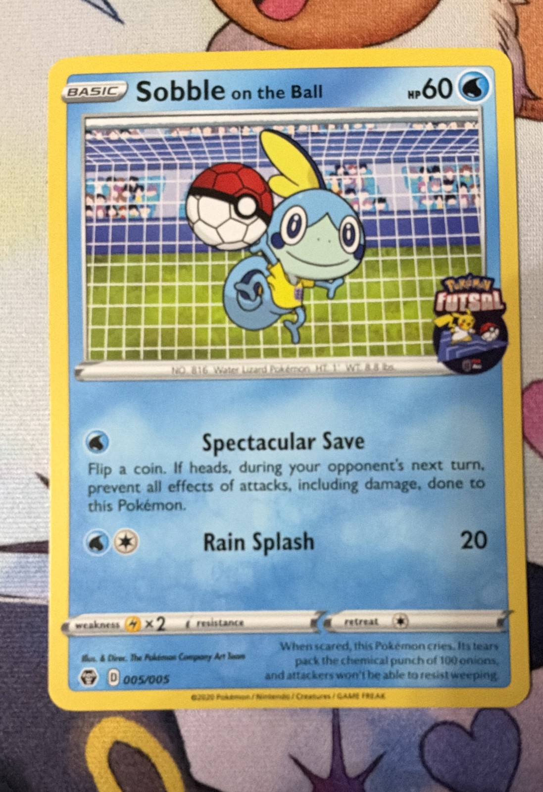 Sobble on the Ball - (Pokemon Futsal) 005/005 Miscellaneous Cards & Products